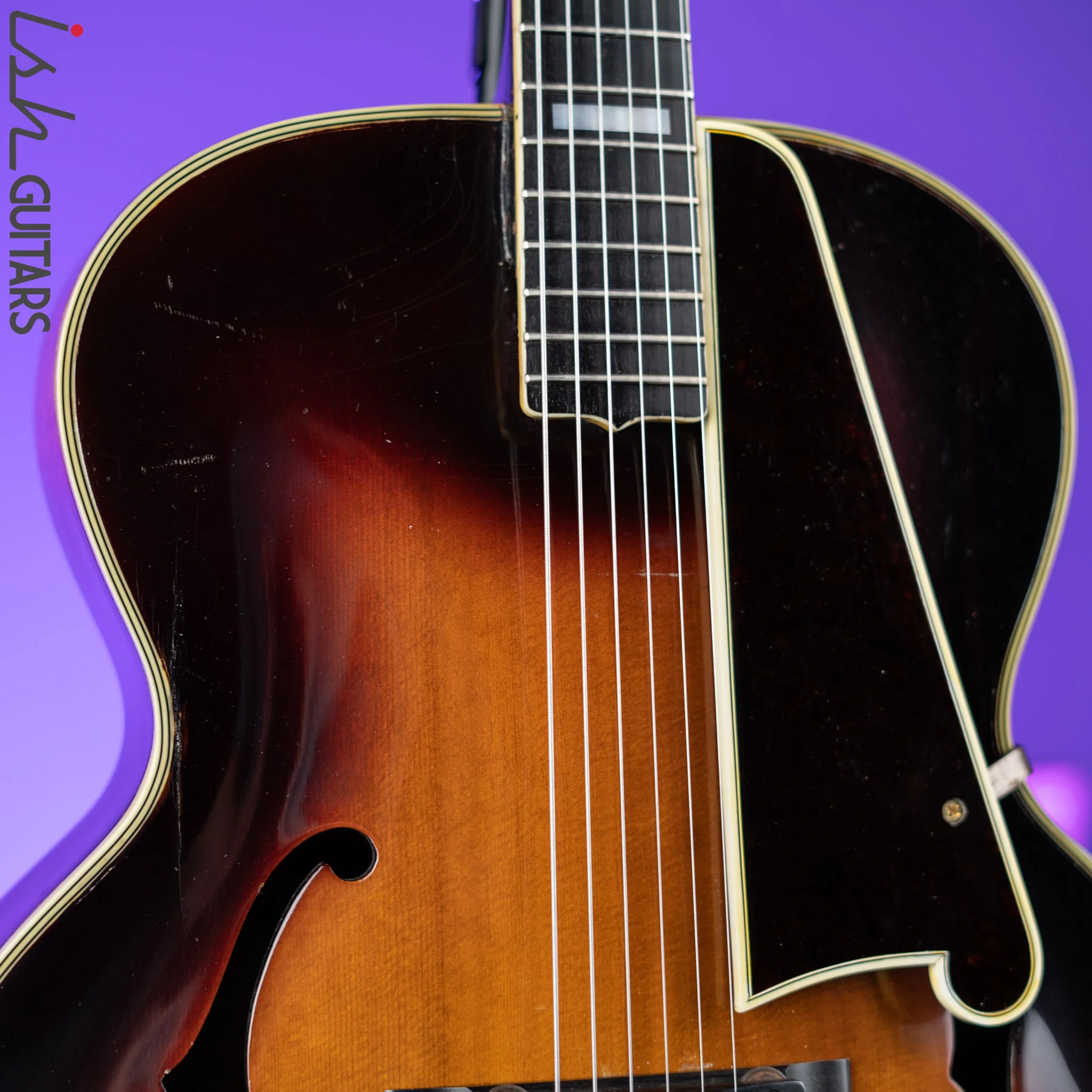 1940 D’Angelico Style B ArchTop Tobacco Burst - Image 3