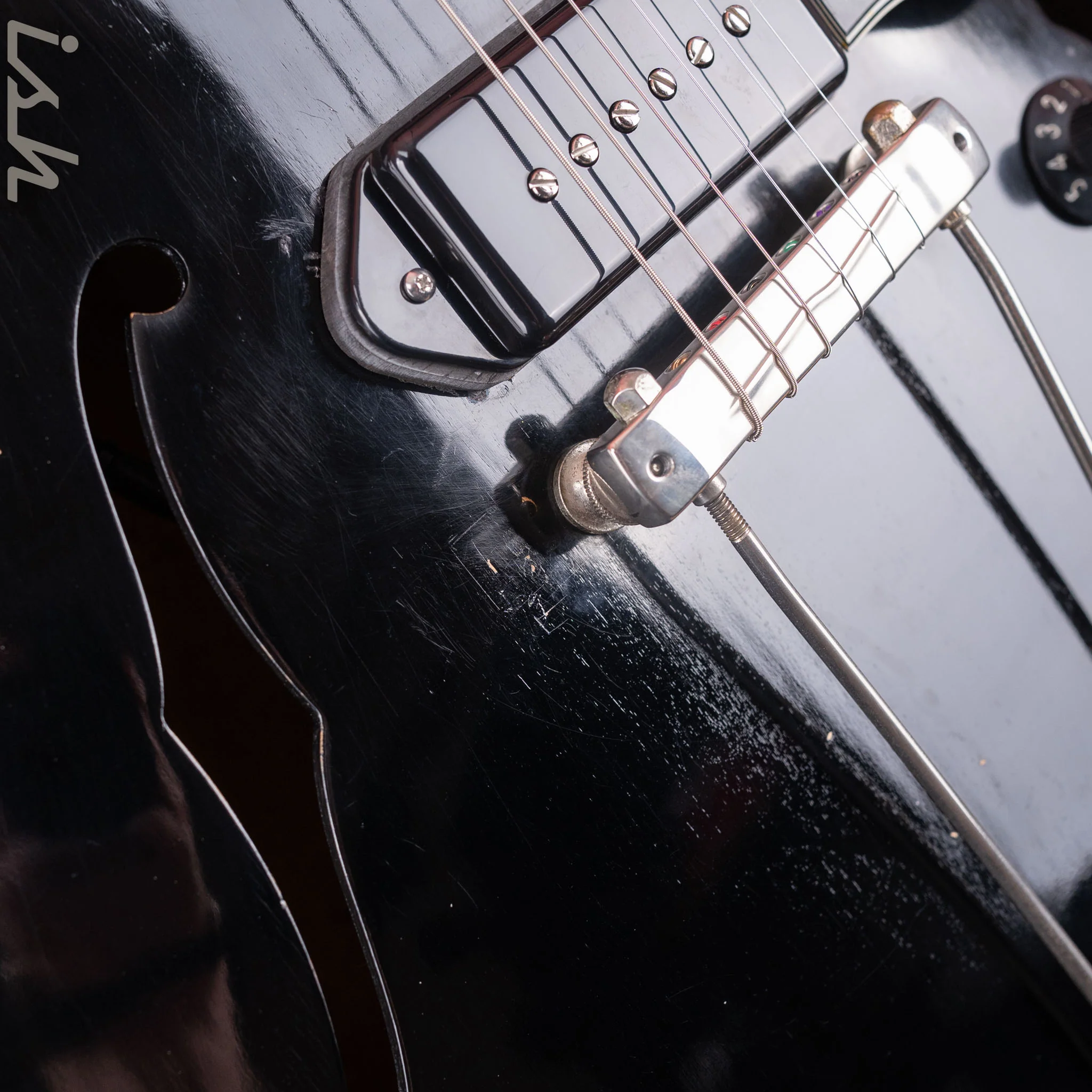 1952 Gibson ES-295 Black Refin - Image 8
