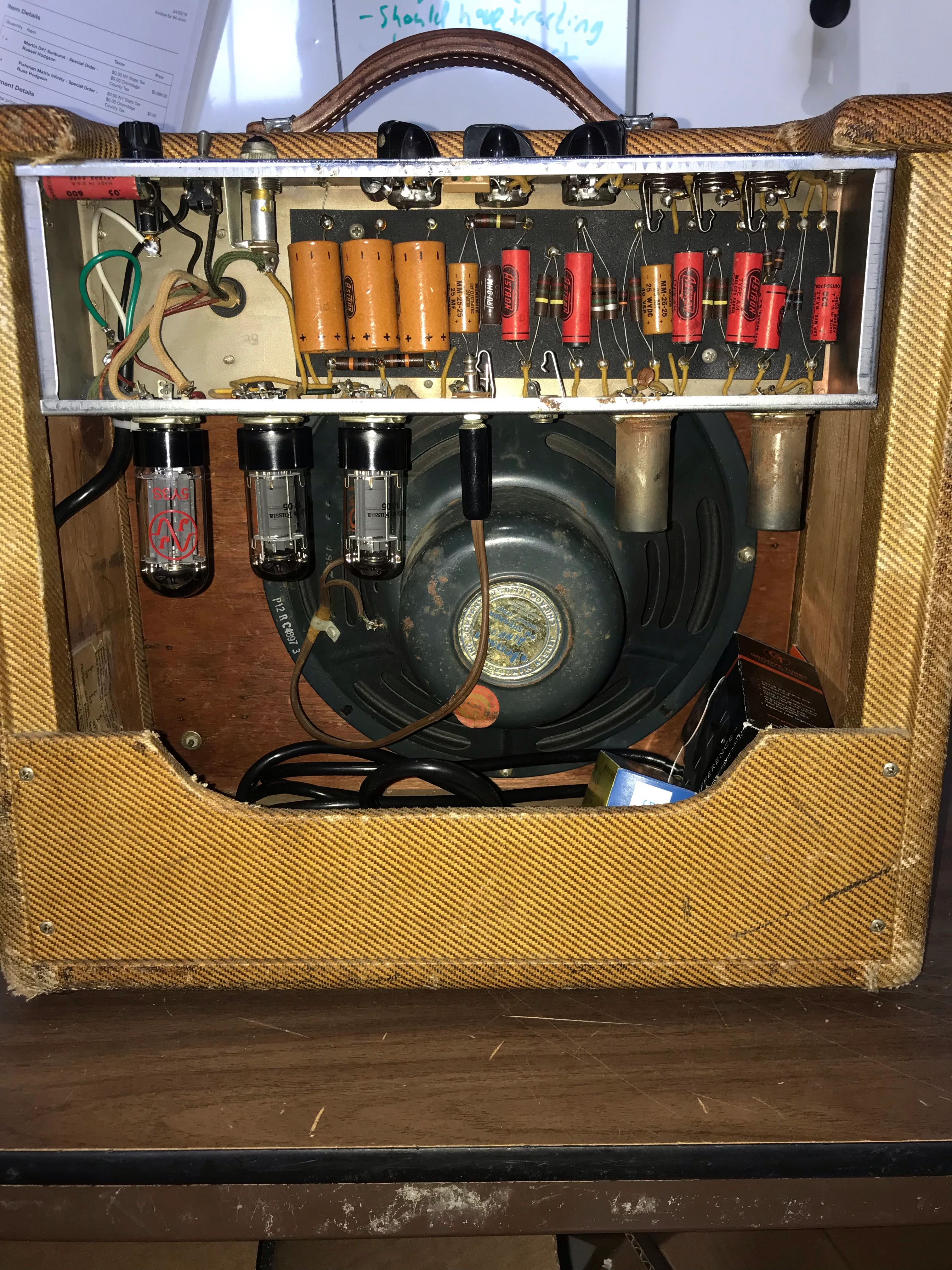 1954 Fender Deluxe Tweed 5C3 - Image 19