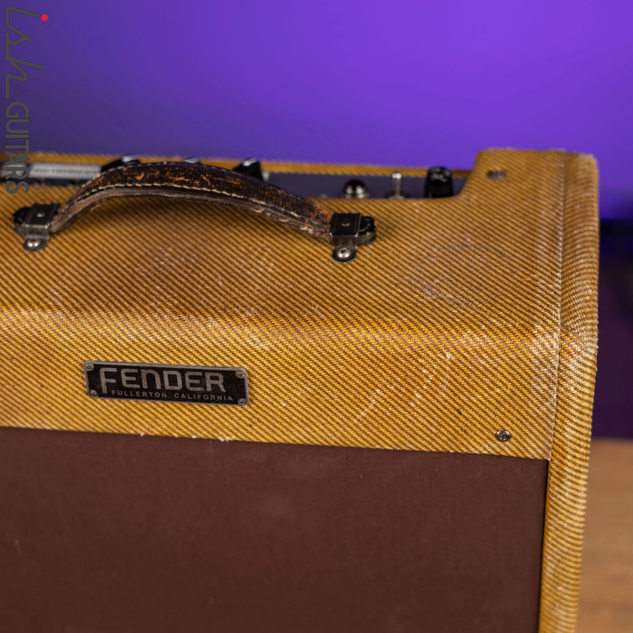 1955 Fender Deluxe 5D3 (Re-Tolexed) - Image 3