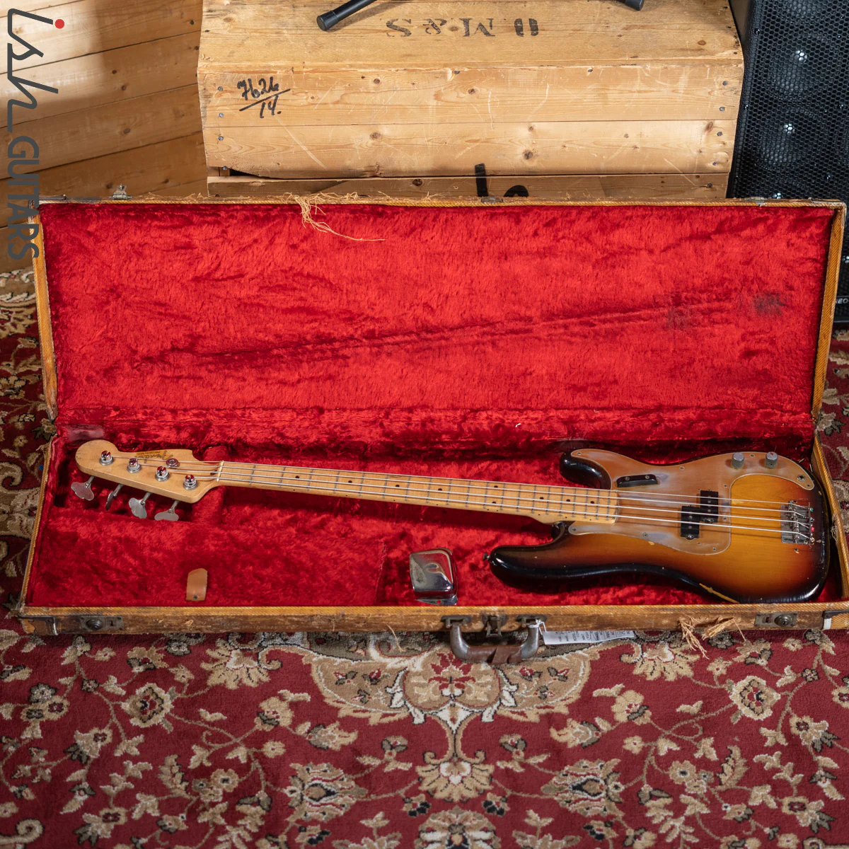 1958 Fender Precision Bass 3-Tone Sunburst - Image 23