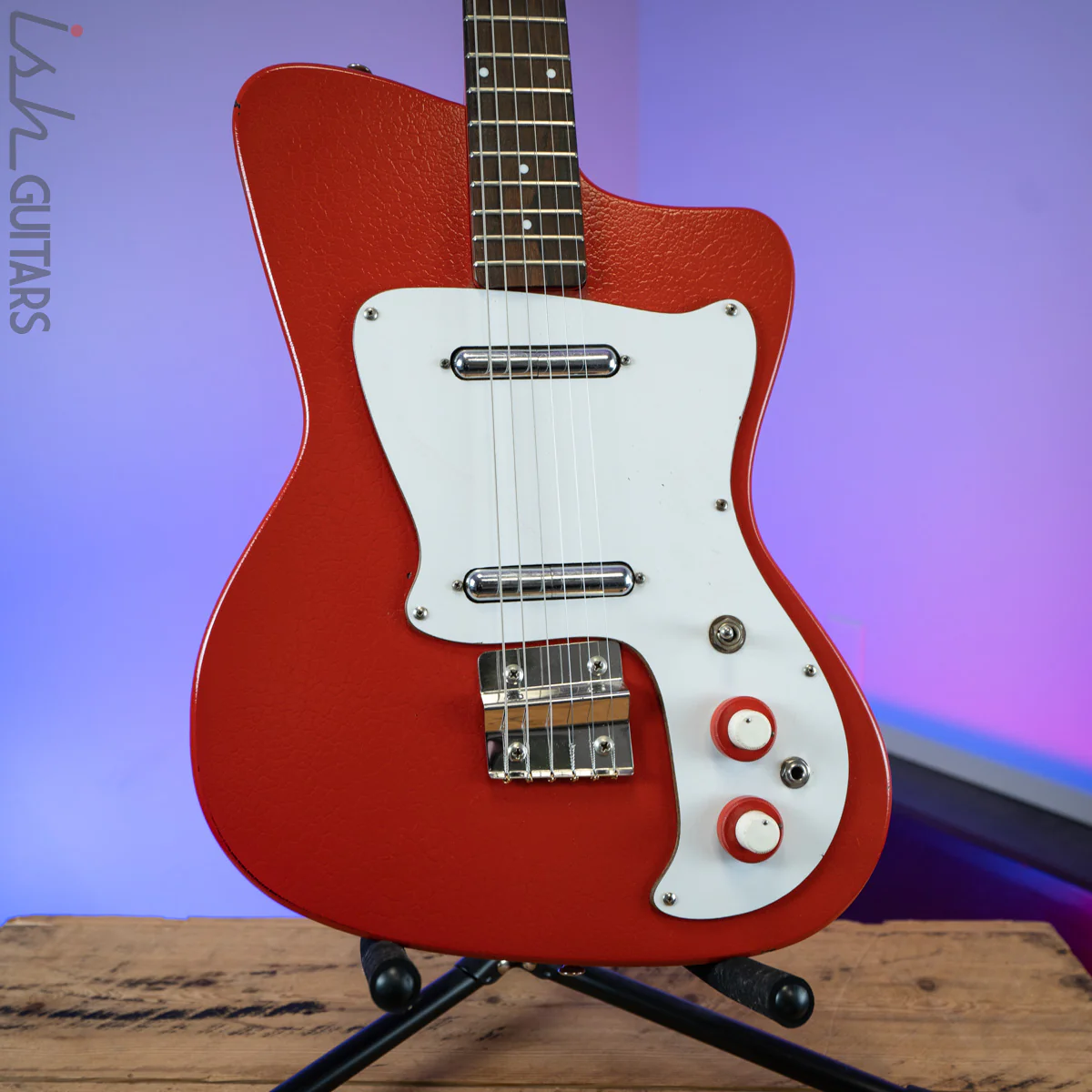 1960's Danelectro Hawk Red Solidbody