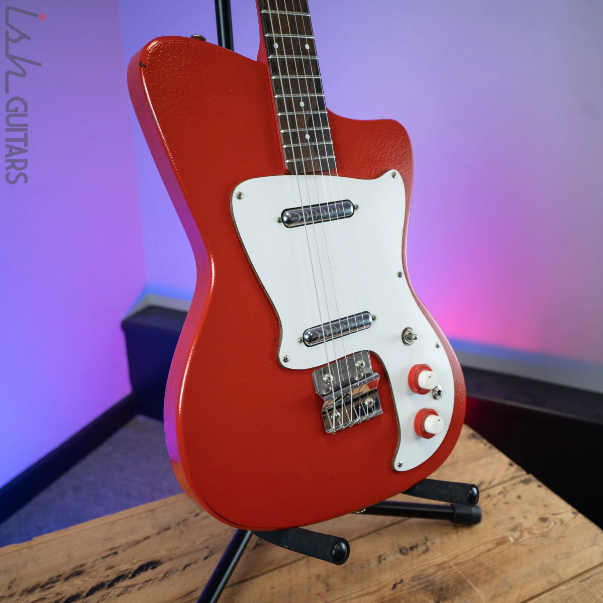 1960's Danelectro Hawk Red Solidbody - Image 12
