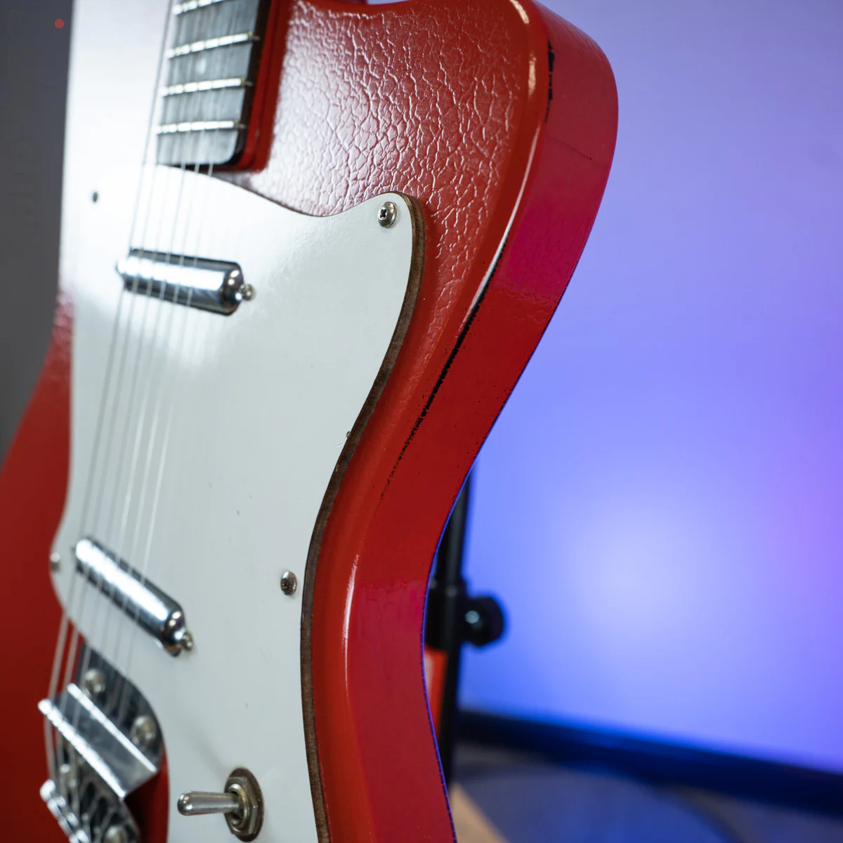 1960's Danelectro Hawk Red Solidbody - Image 13
