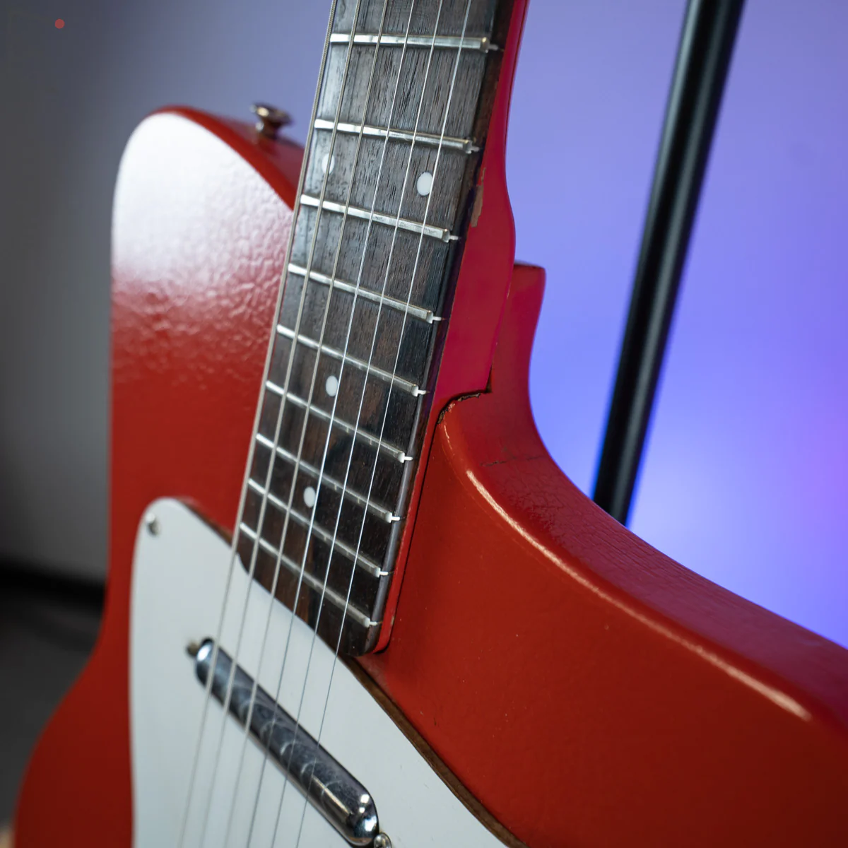 1960's Danelectro Hawk Red Solidbody - Image 14