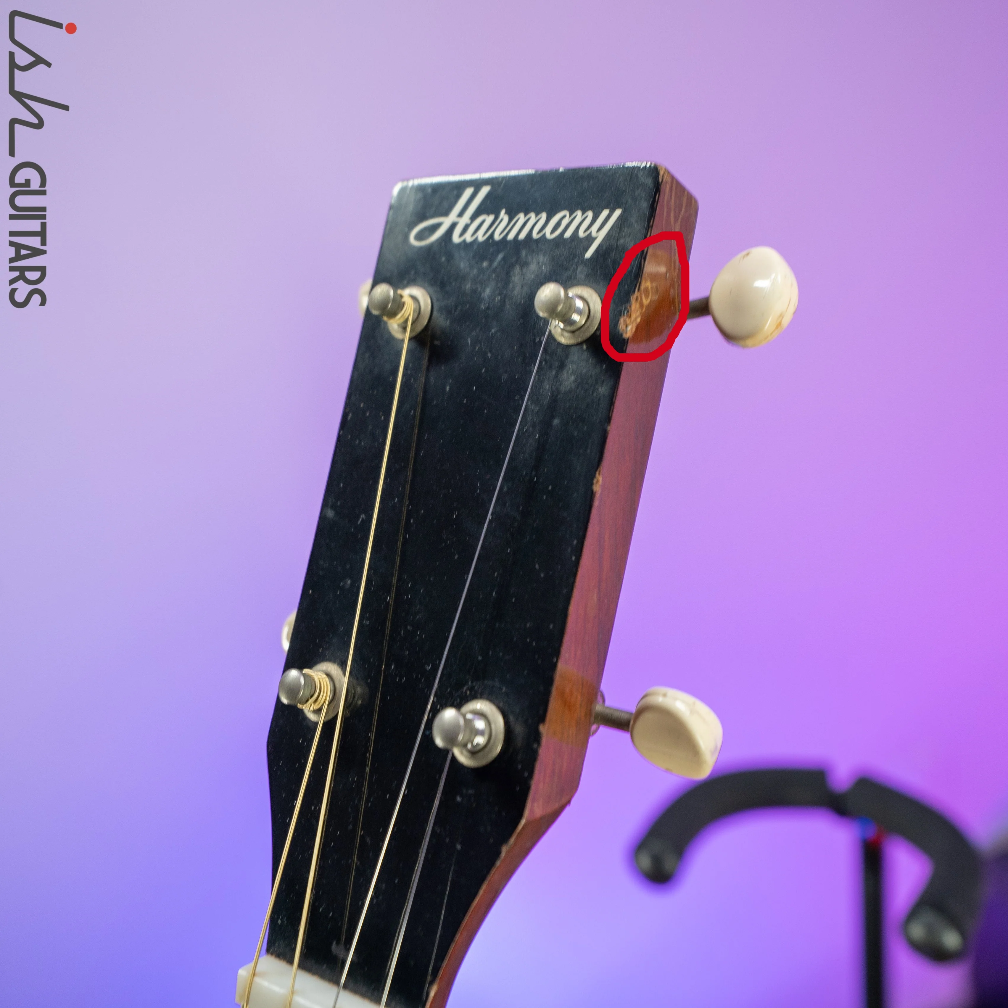 1960s Harmony 4-String Tenor Guitar - Image 11