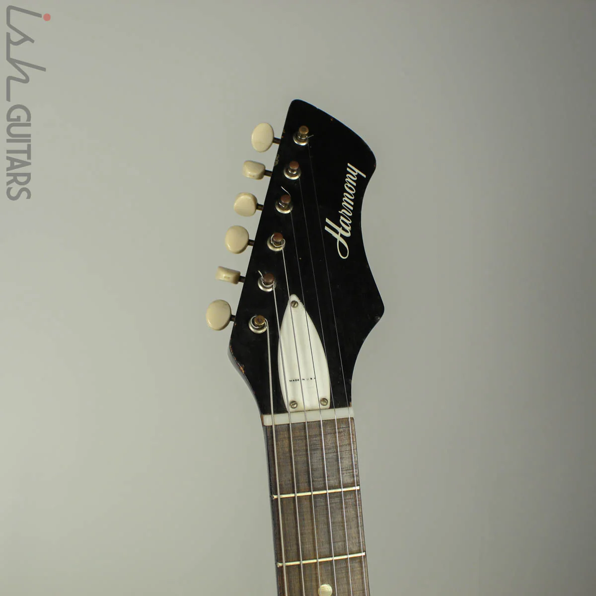1960s Harmony Bobkat H15V Electric Guitar Sunburst w/ Vibrato and OHSC - Image 5