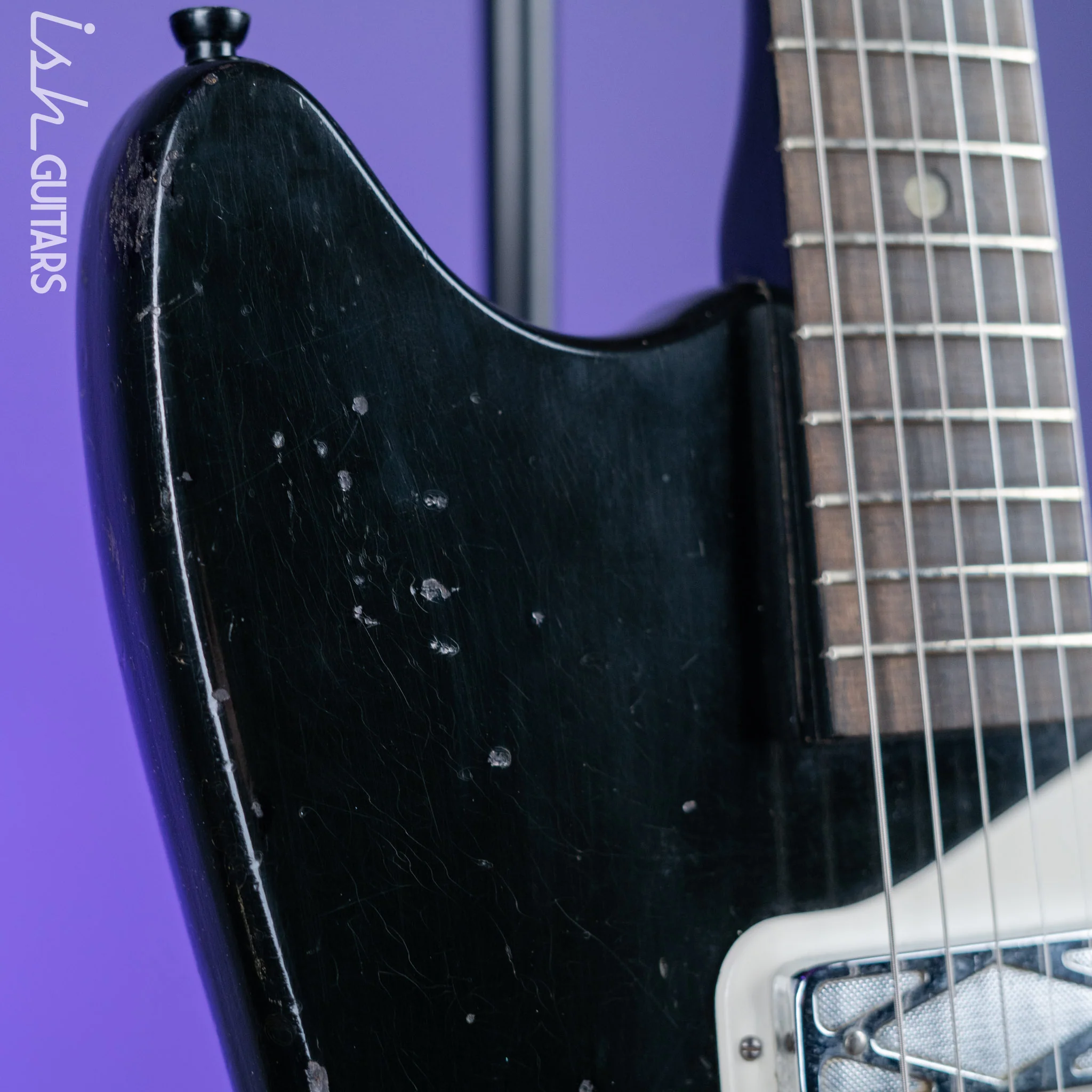 1960s Silvertone 1476 Bobcat Black - Image 8