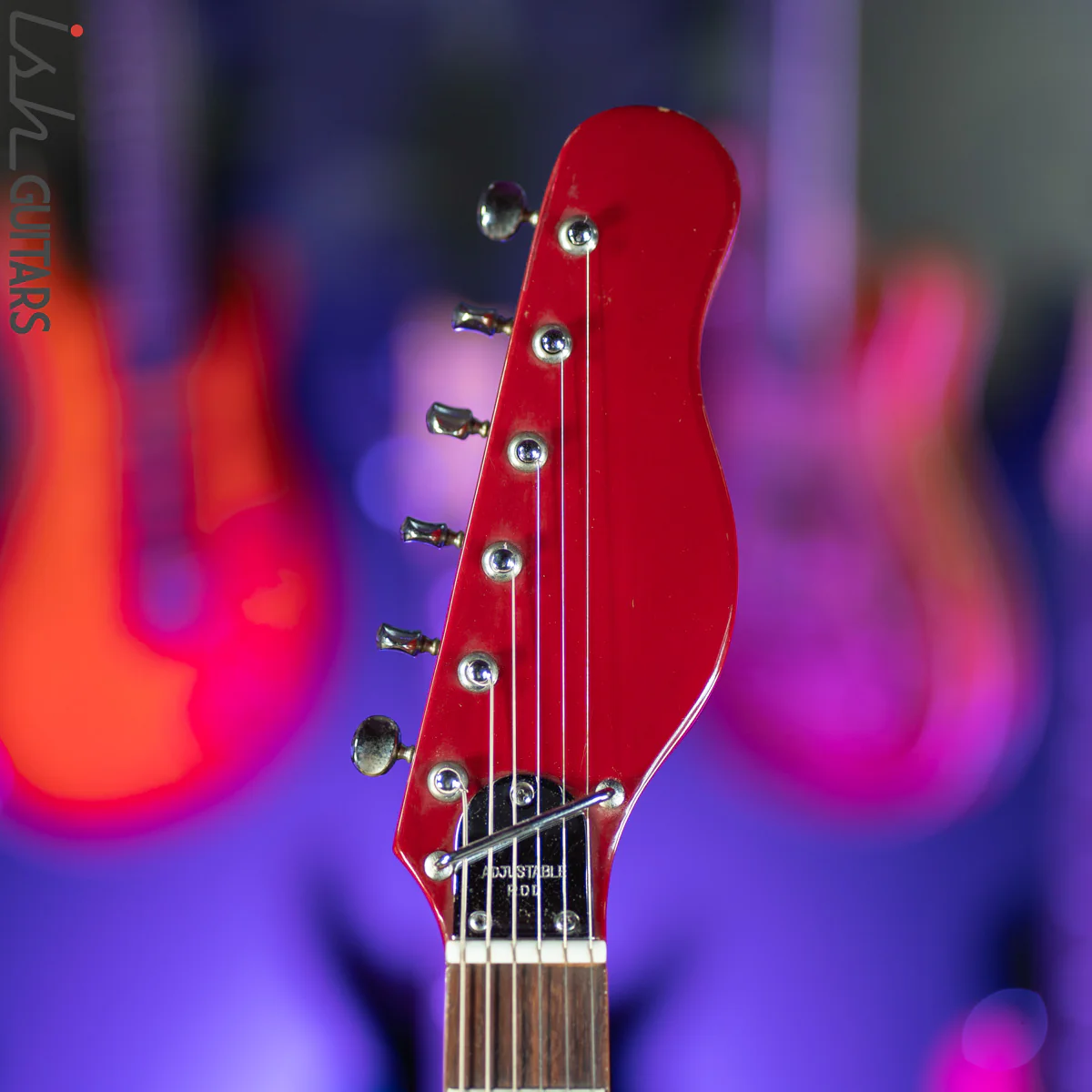 1960s Teisco Domino Red Electric Guitar MIJ - Image 6