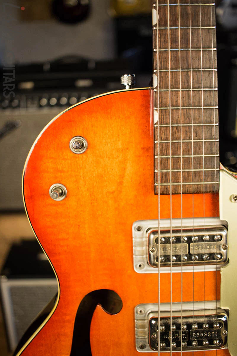 1961 Gretsch 6120 Style 6119 Anniversary Chet Atkins Orange Refin Real F Holes! - Image 3