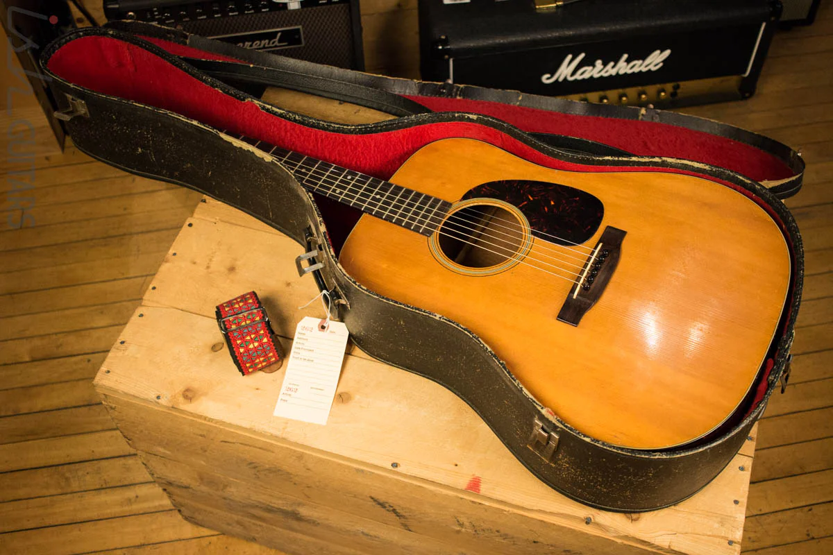 1964 D-18 Martin Acoustic Guitar Natural All Original Time Capsule! - Image 11