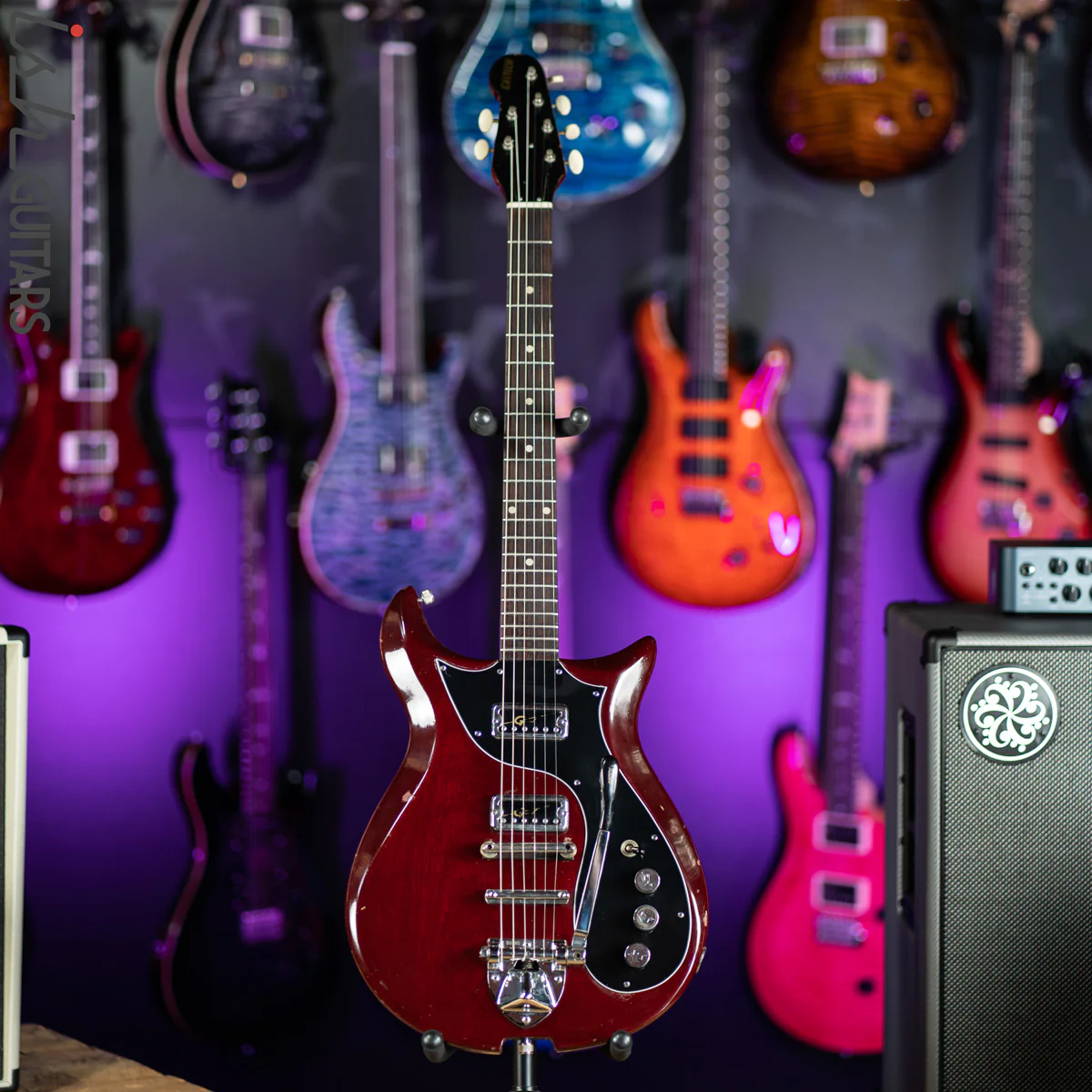 1964 Gretsch Corvette 6135 Cherry Dual Pickups - Image 2