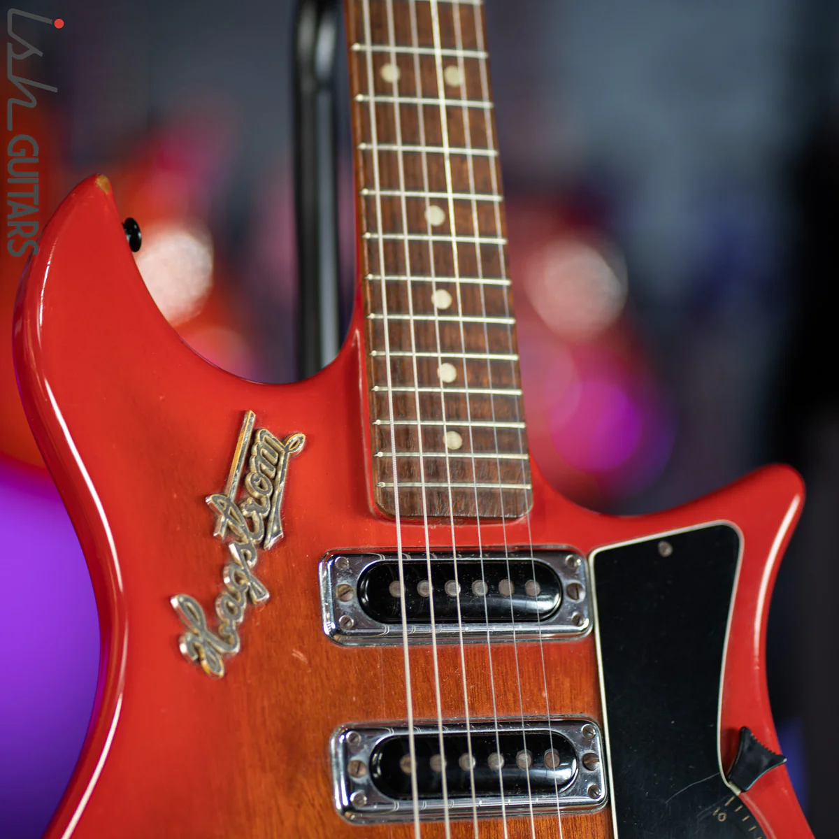 1965 Hagstrom Corvette Red Sunburst - Image 5