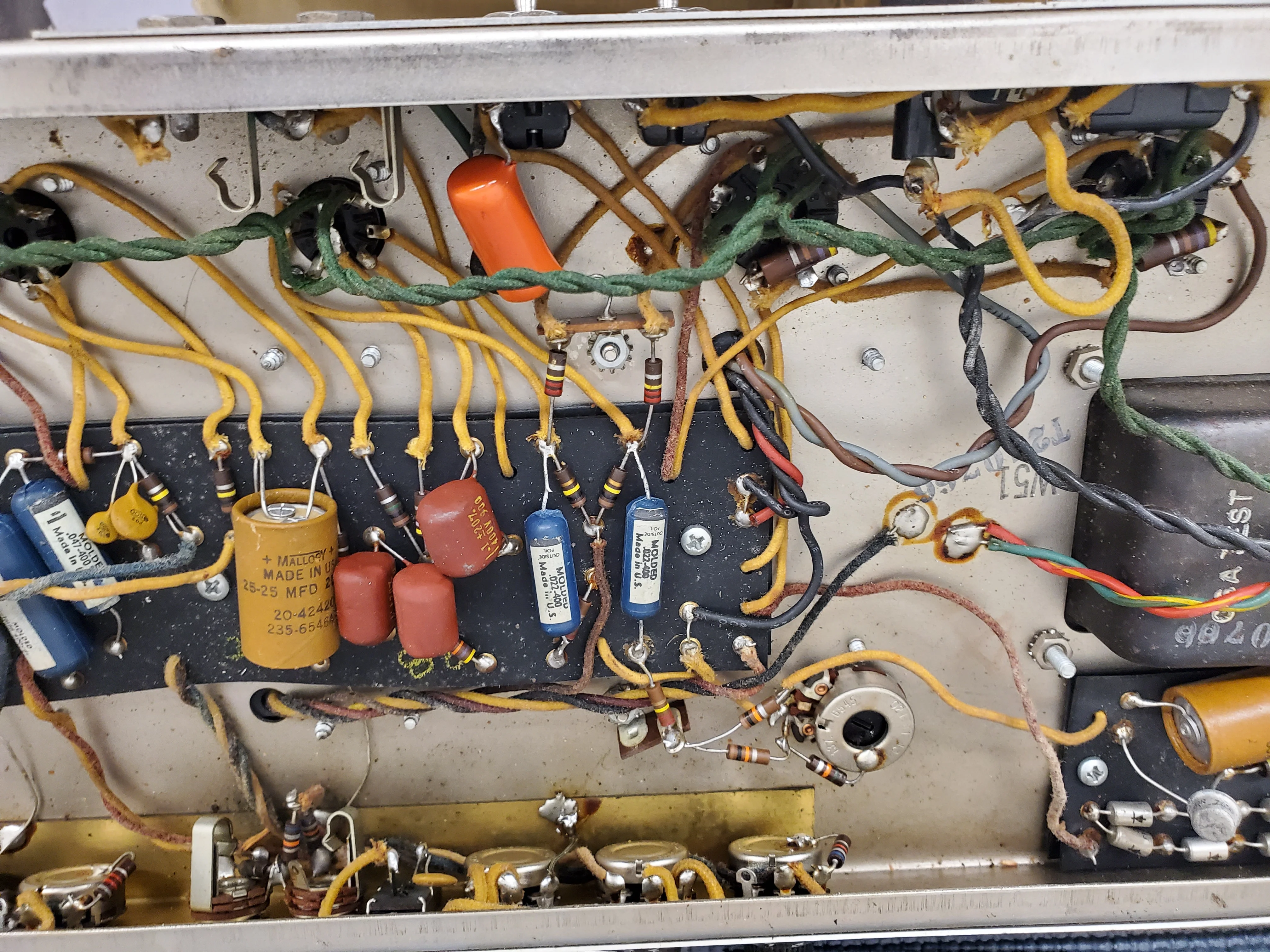 1966 Fender Bassman Blackface Head - Image 14