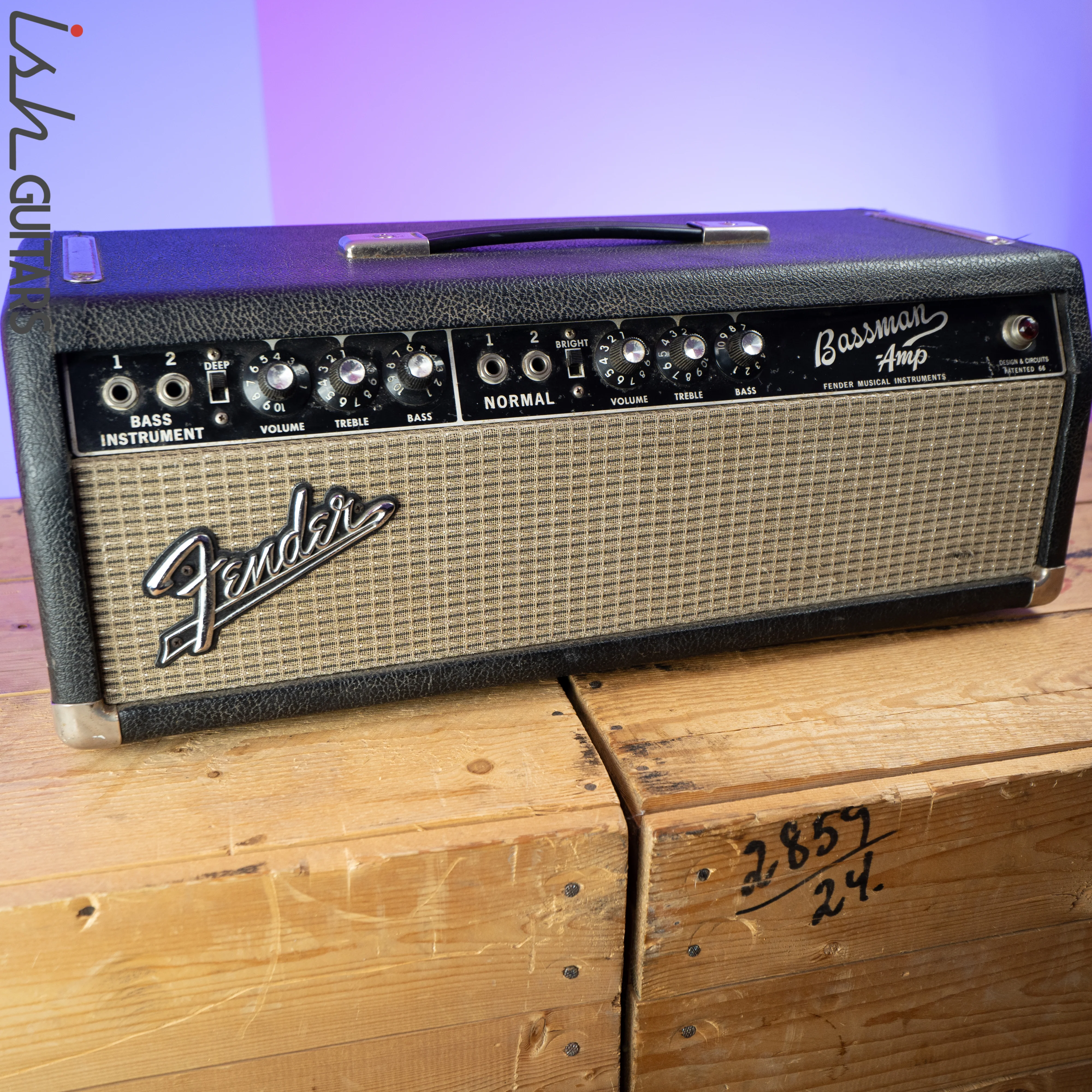 1966 Fender Bassman Blackface Head - Image 2