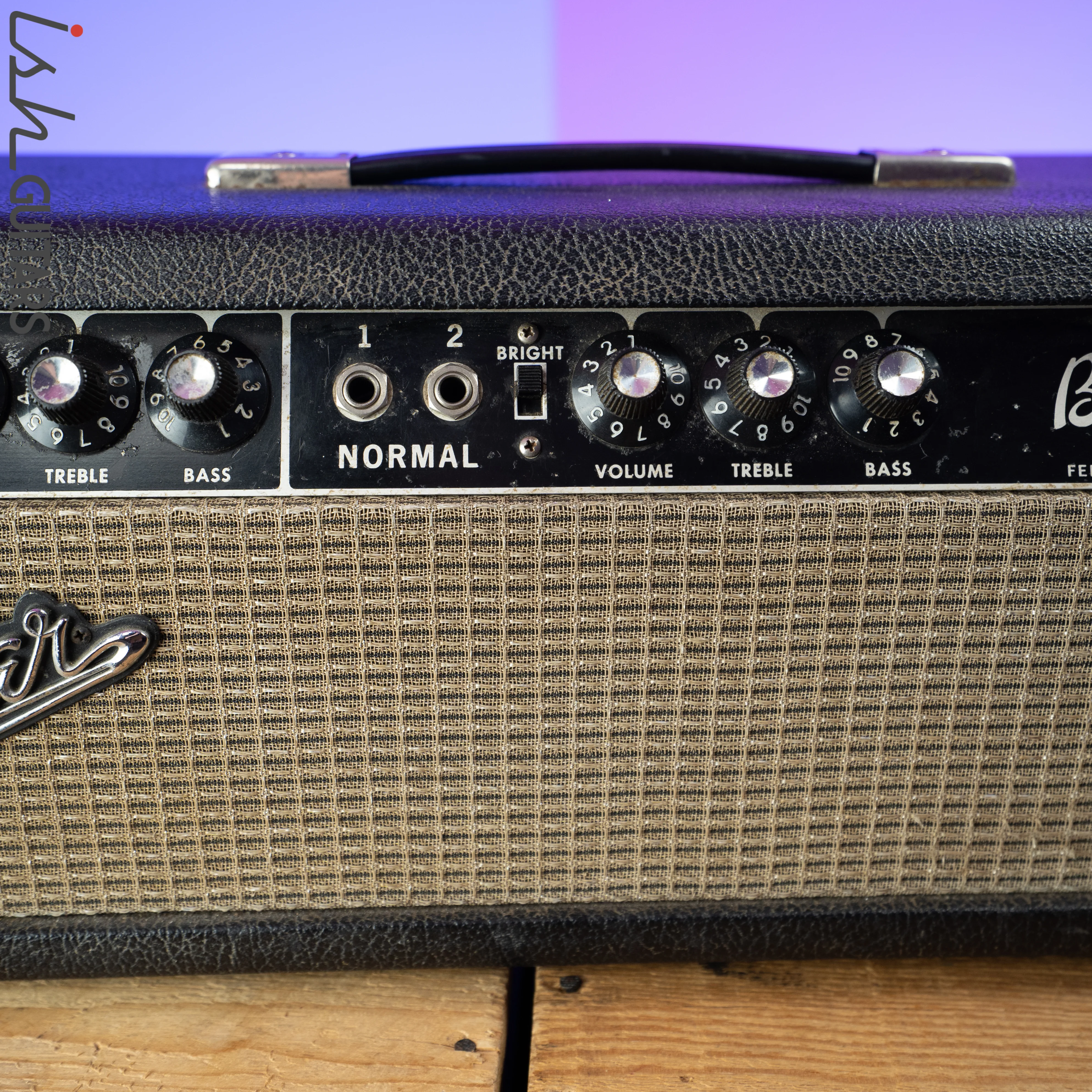 1966 Fender Bassman Blackface Head - Image 4