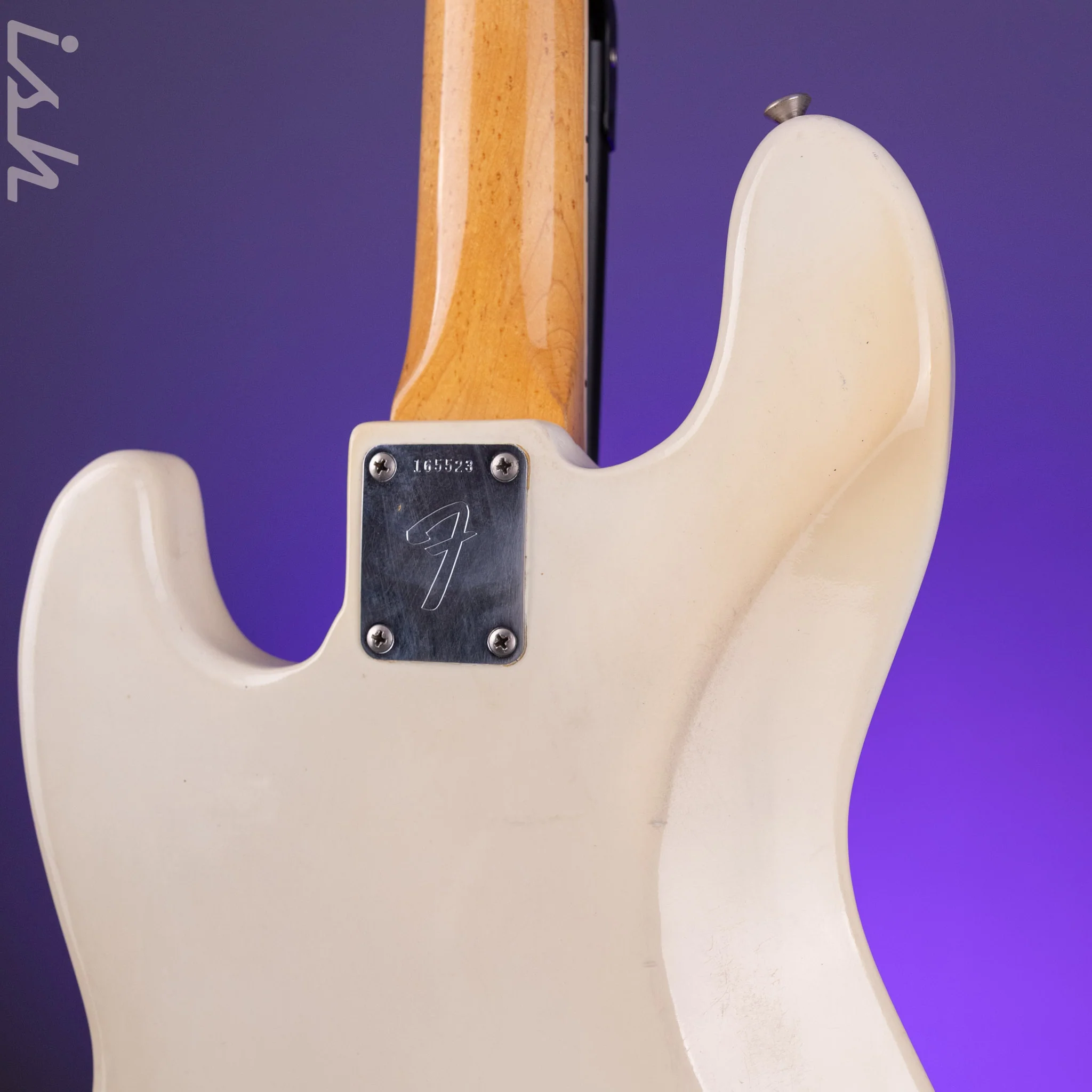 1966 Fender Jazz Bass Refin White - Image 18