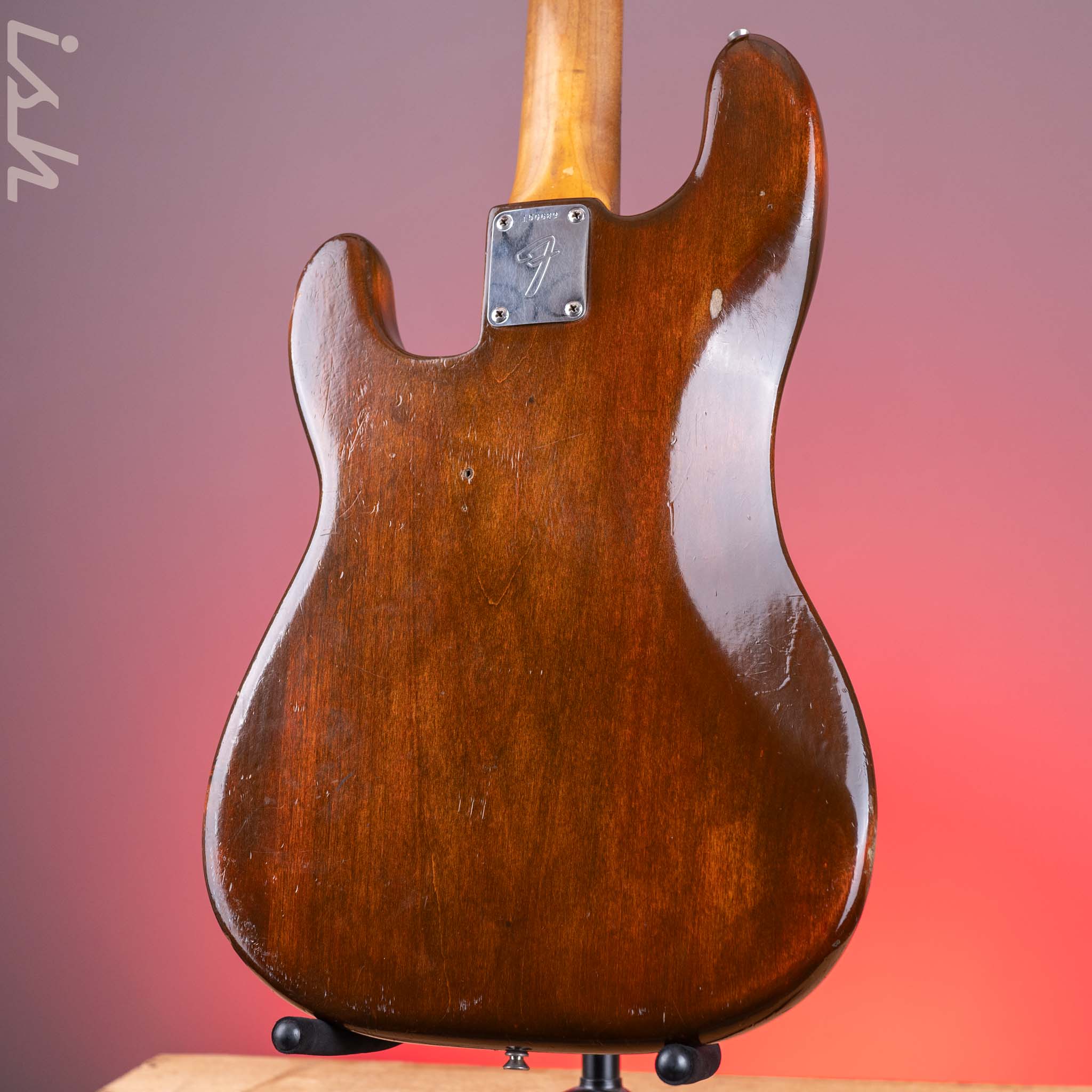 1966 Fender Precision Bass Mocha Brown - Image 14
