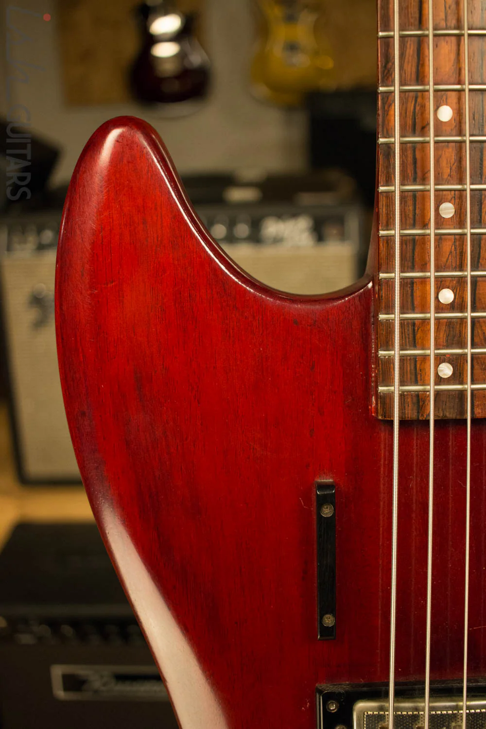 1966 Guild Jet Star Bass Cherry - Image 3