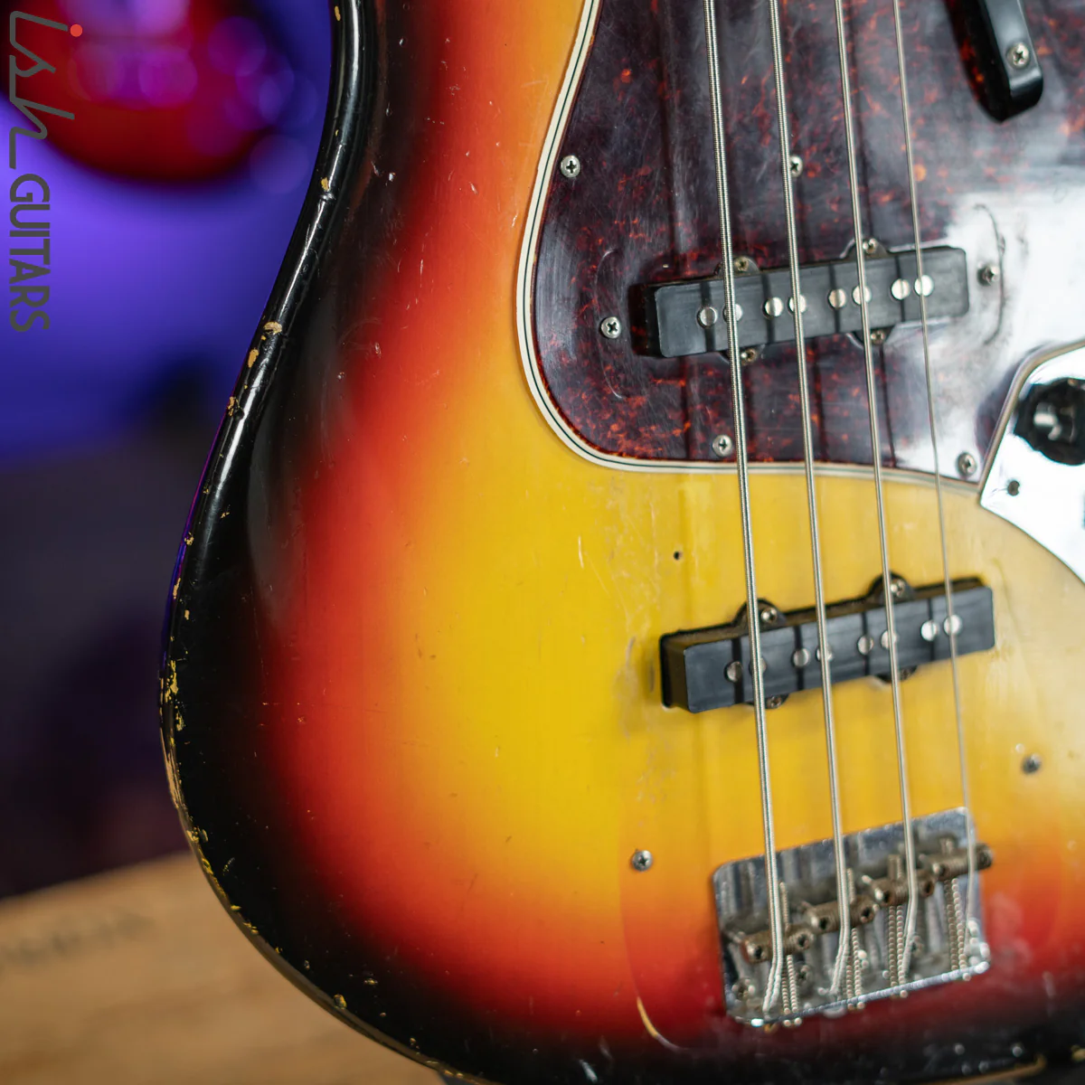 1967 Fender Jazz Bass Sunburst - Image 6