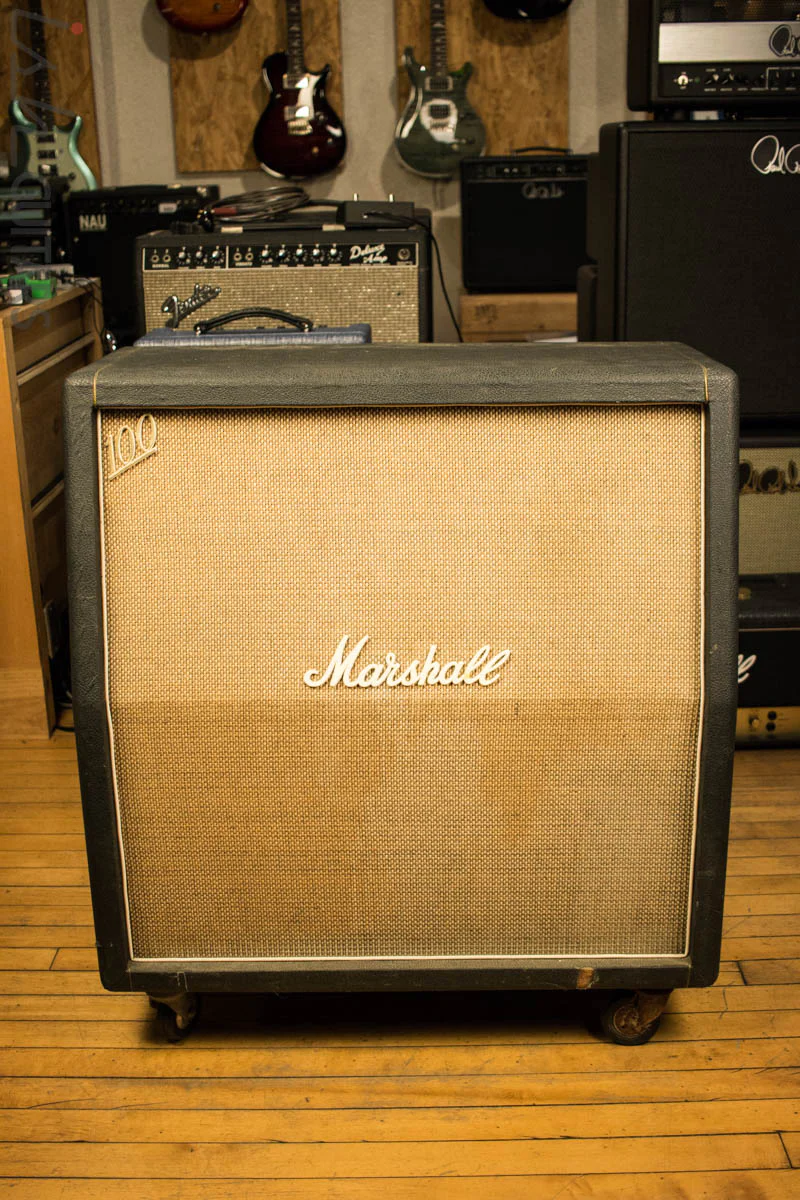 1968 Marshall Plexi Amplifier Head & 68/69 Marshall Slant 4x12 Cabinet w/ Magus Ultimate Attenuator - Image 15