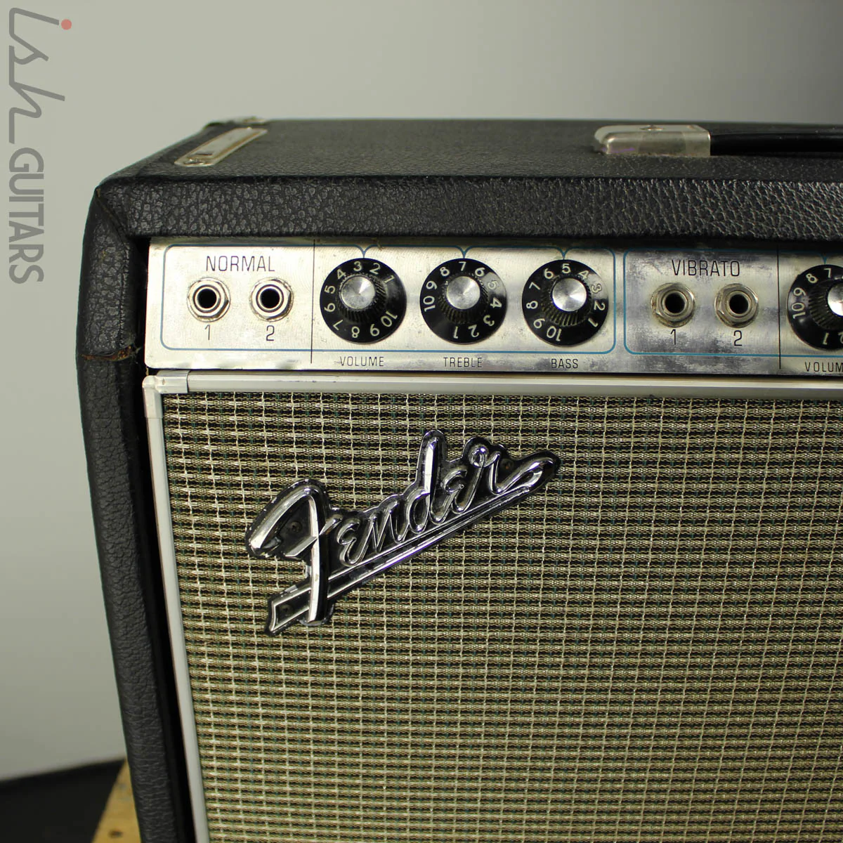 1968 Fender Deluxe Reverb "Drip Edge" w/ Footswitch - Image 2