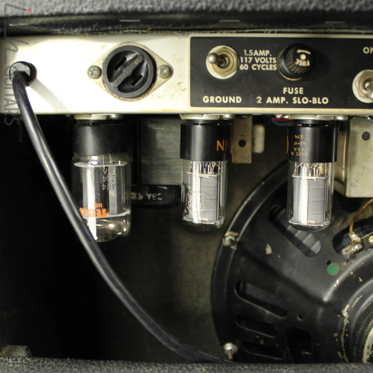 1968 Fender Deluxe Reverb "Drip Edge" w/ Footswitch - Image 7