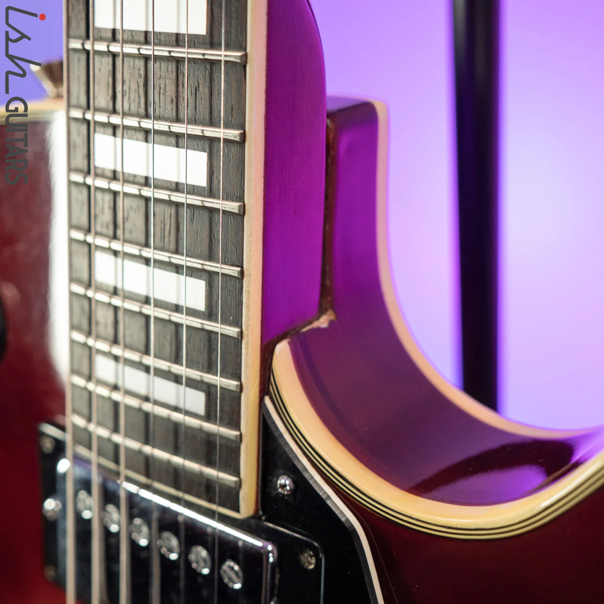 1970s Lark Japanese Les Paul Copy Cherry Sunburst - Image 17