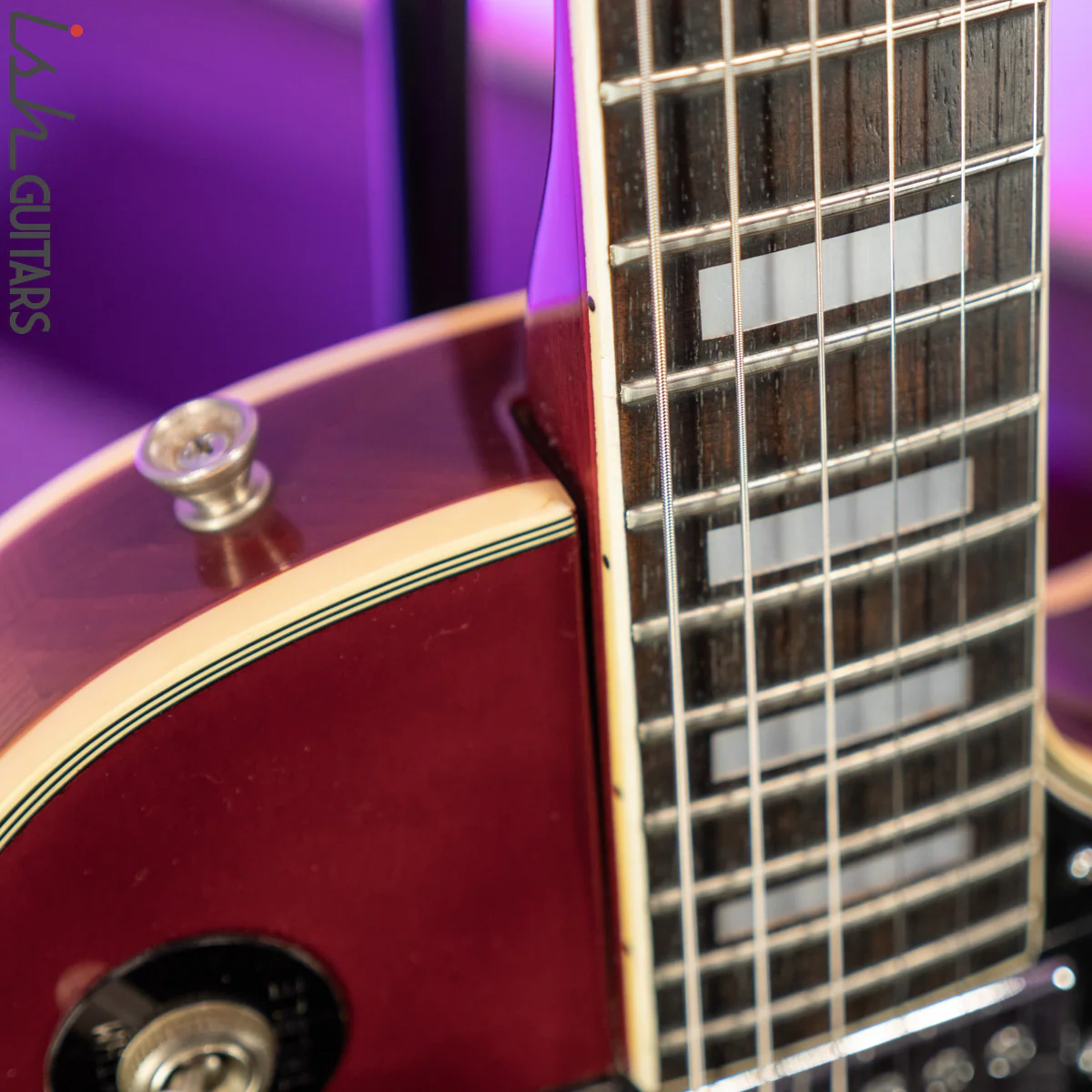 1970s Lark Japanese Les Paul Copy Cherry Sunburst - Image 18