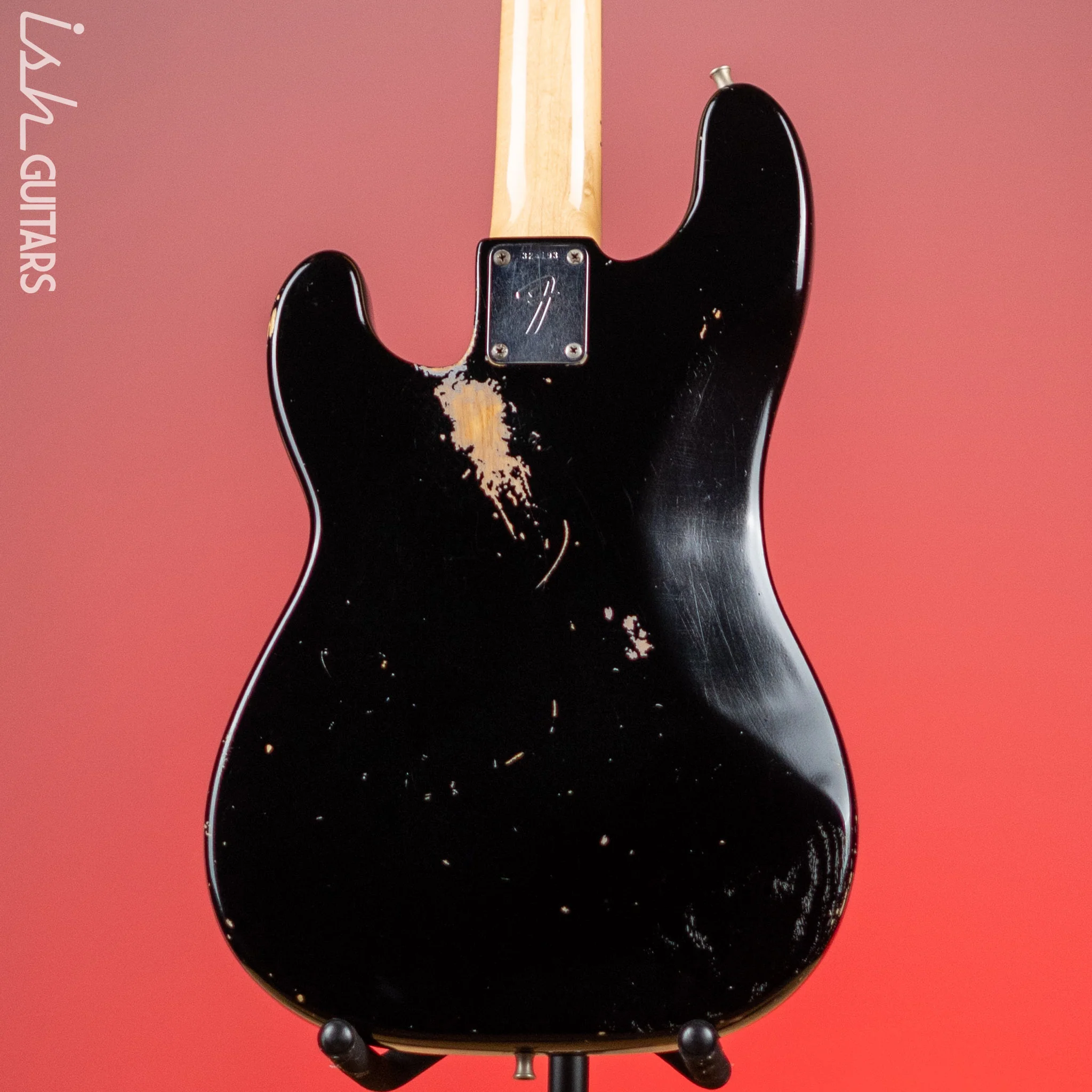 1972 Fender Fretless Precision Bass Black - Image 14