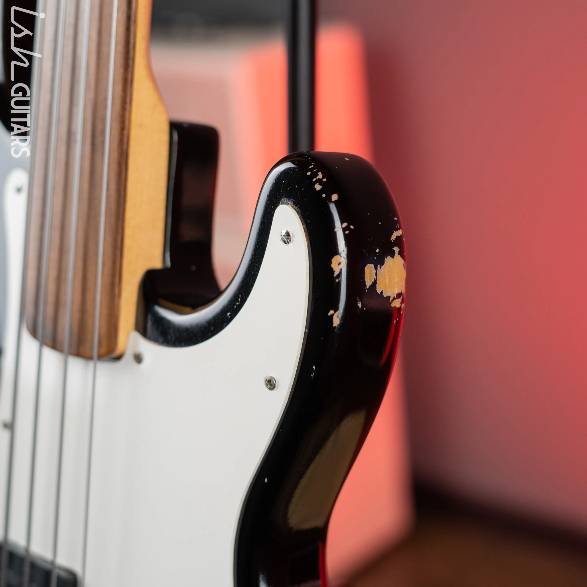 1972 Fender Fretless Precision Bass Black - Image 8