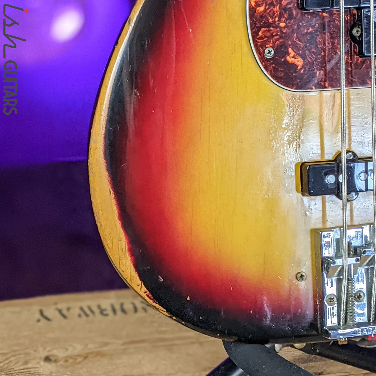 1973-74 Fender Precision Bass Sunburst w/ New Fender USA Neck - Image 10