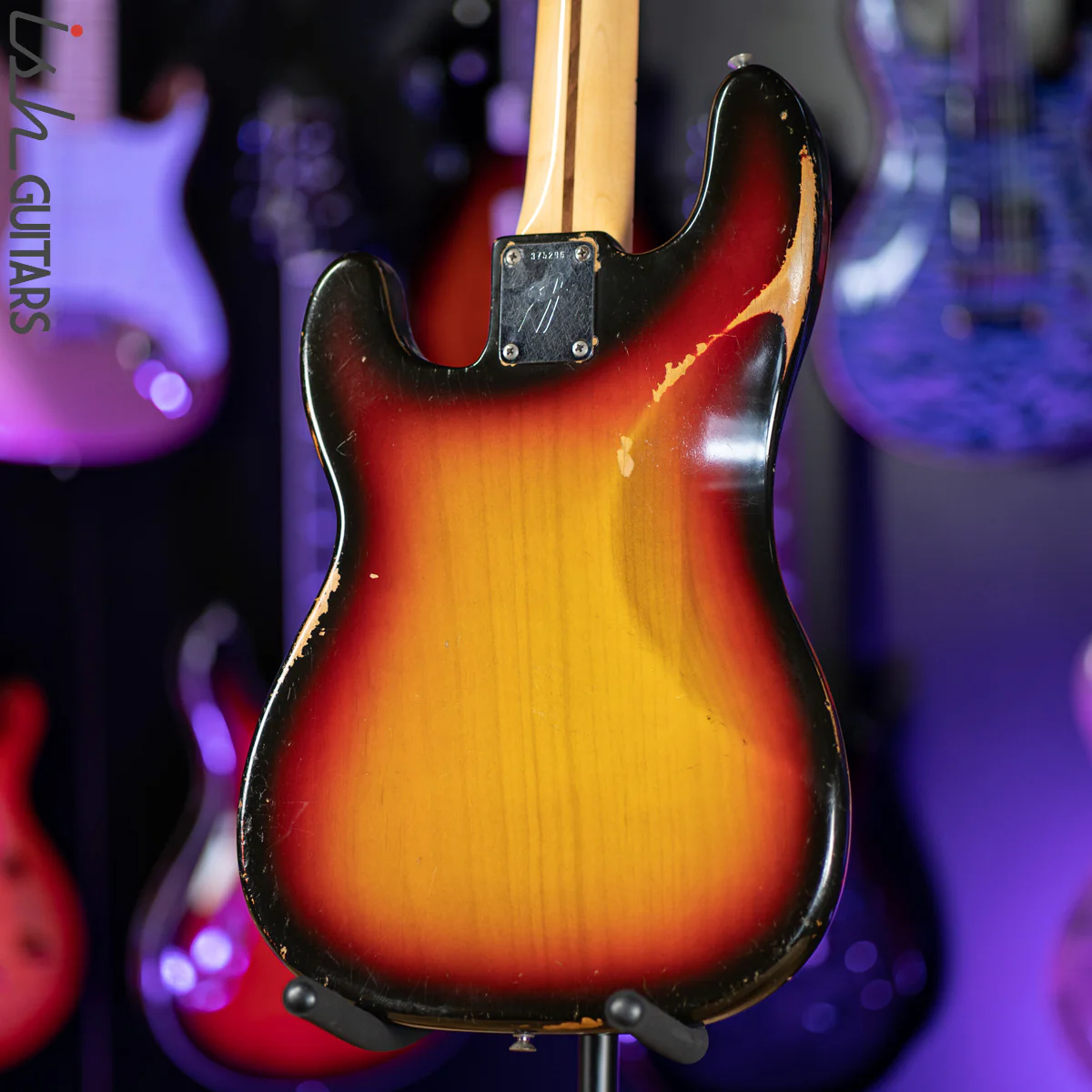 1973-74 Fender Precision Bass Sunburst w/ New Fender USA Neck - Image 14