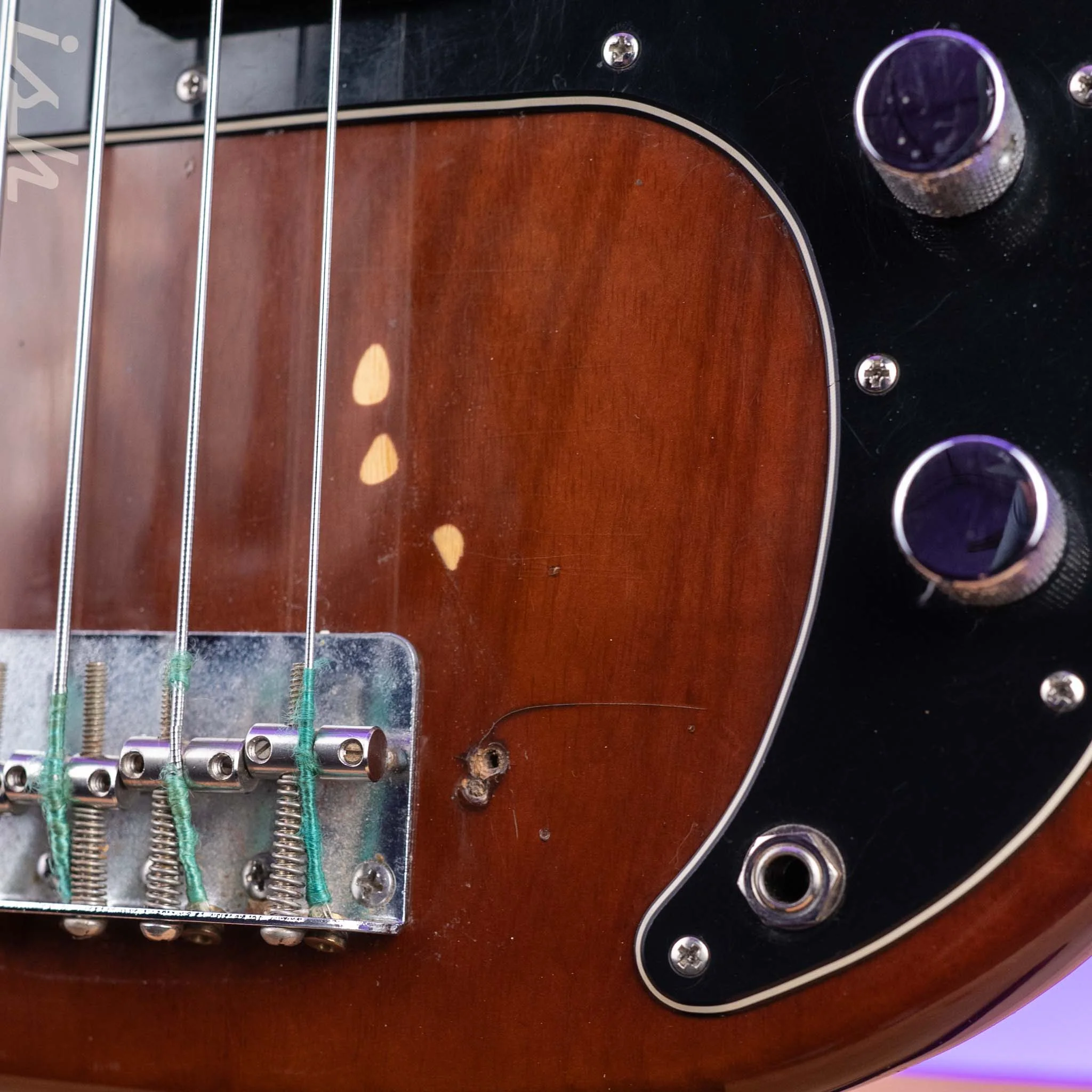 1976 Fender Fretless P Bass Mocha Brown - Image 6