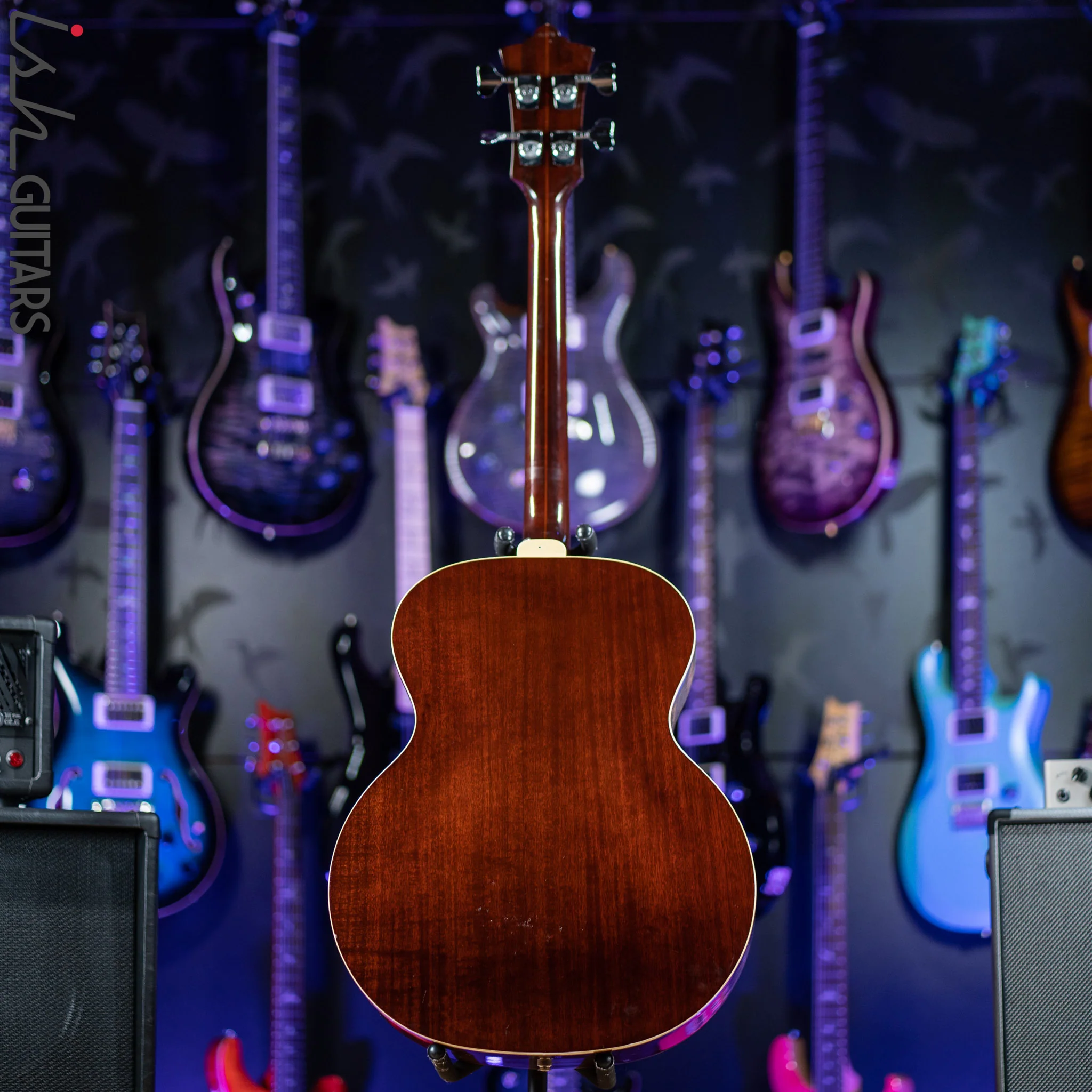 1976 Guild B5O NT Fretless Acoustic Bass Guitar Natural - Image 12