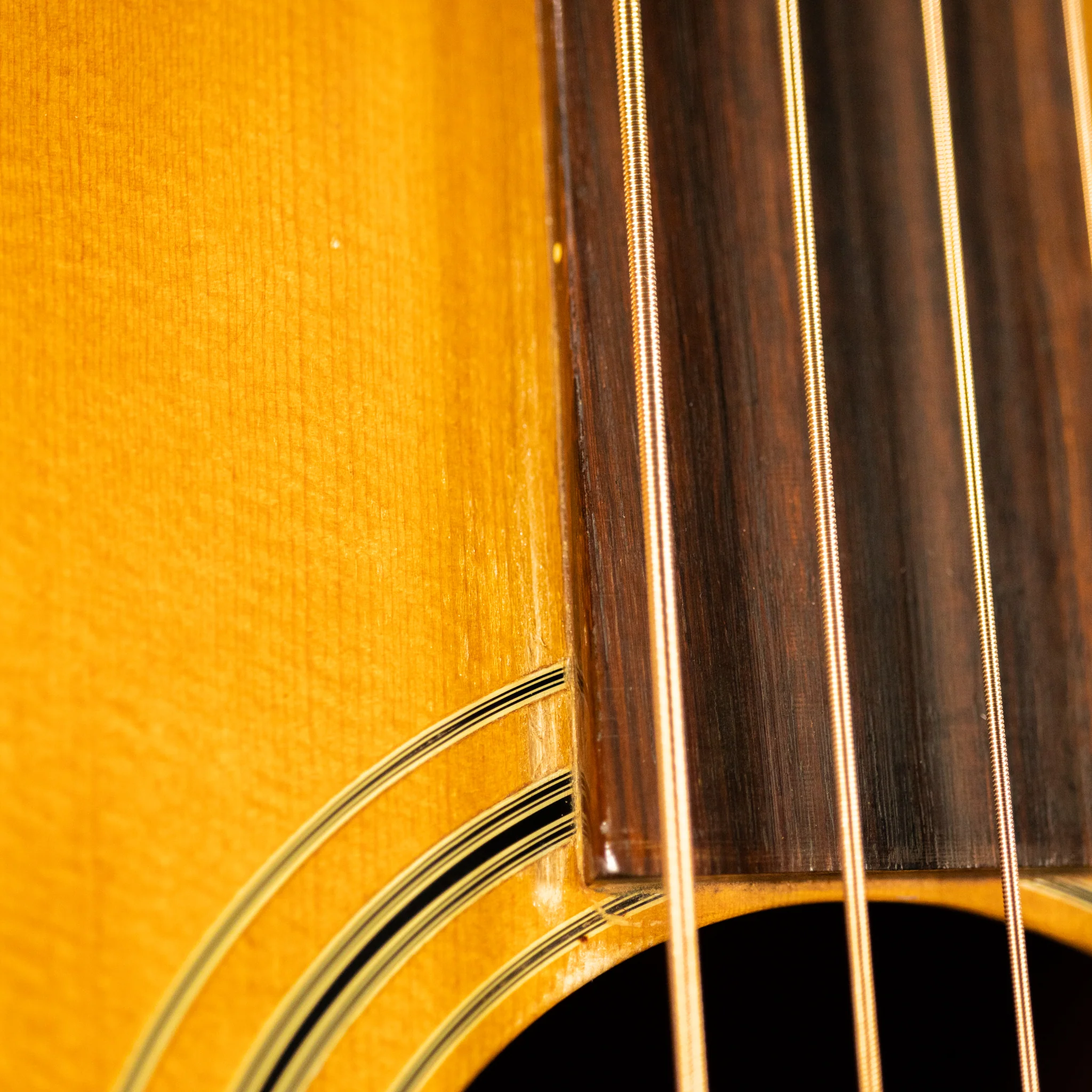 1976 Guild B5O NT Fretless Acoustic Bass Guitar Natural - Image 3