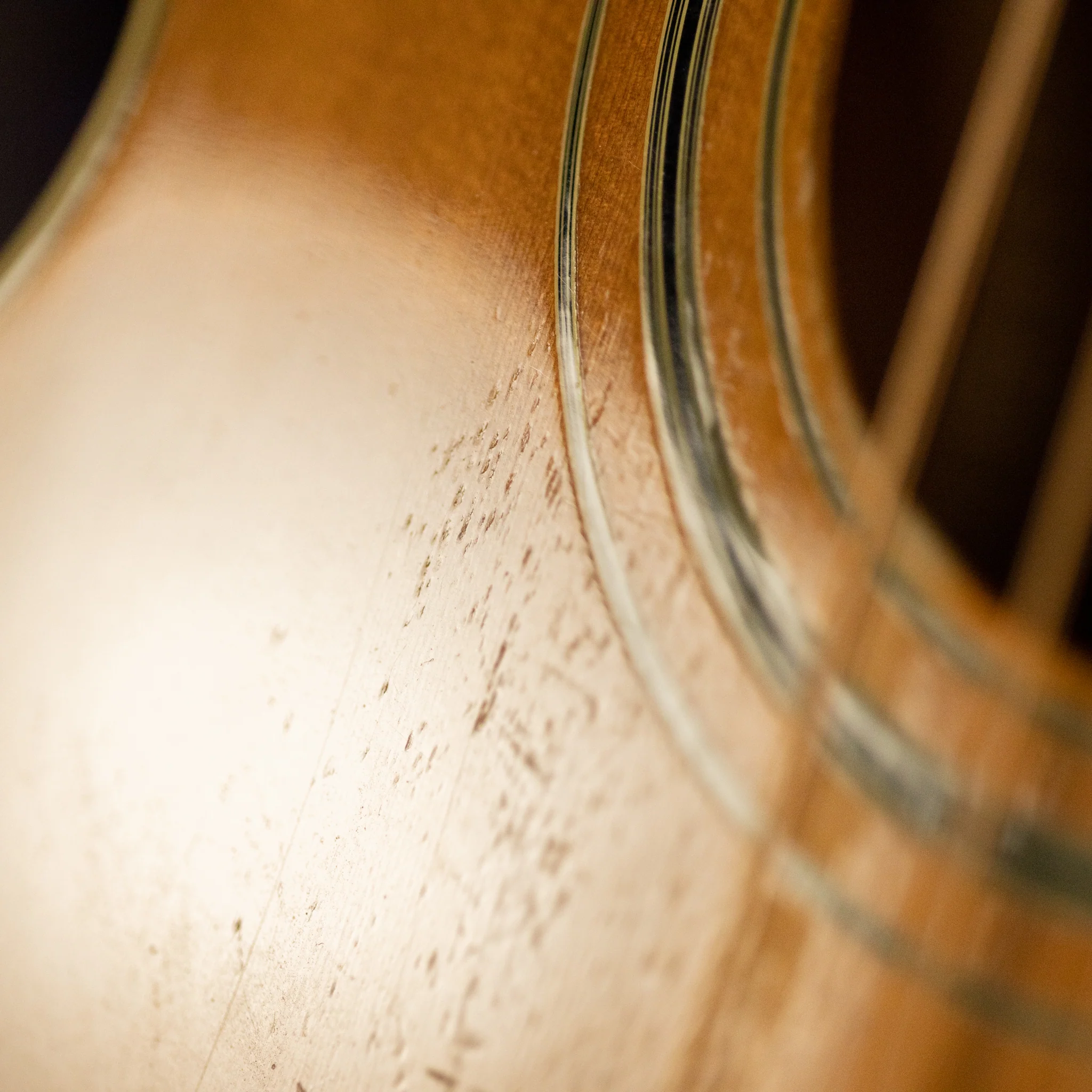 1976 Guild B5O NT Fretless Acoustic Bass Guitar Natural - Image 4