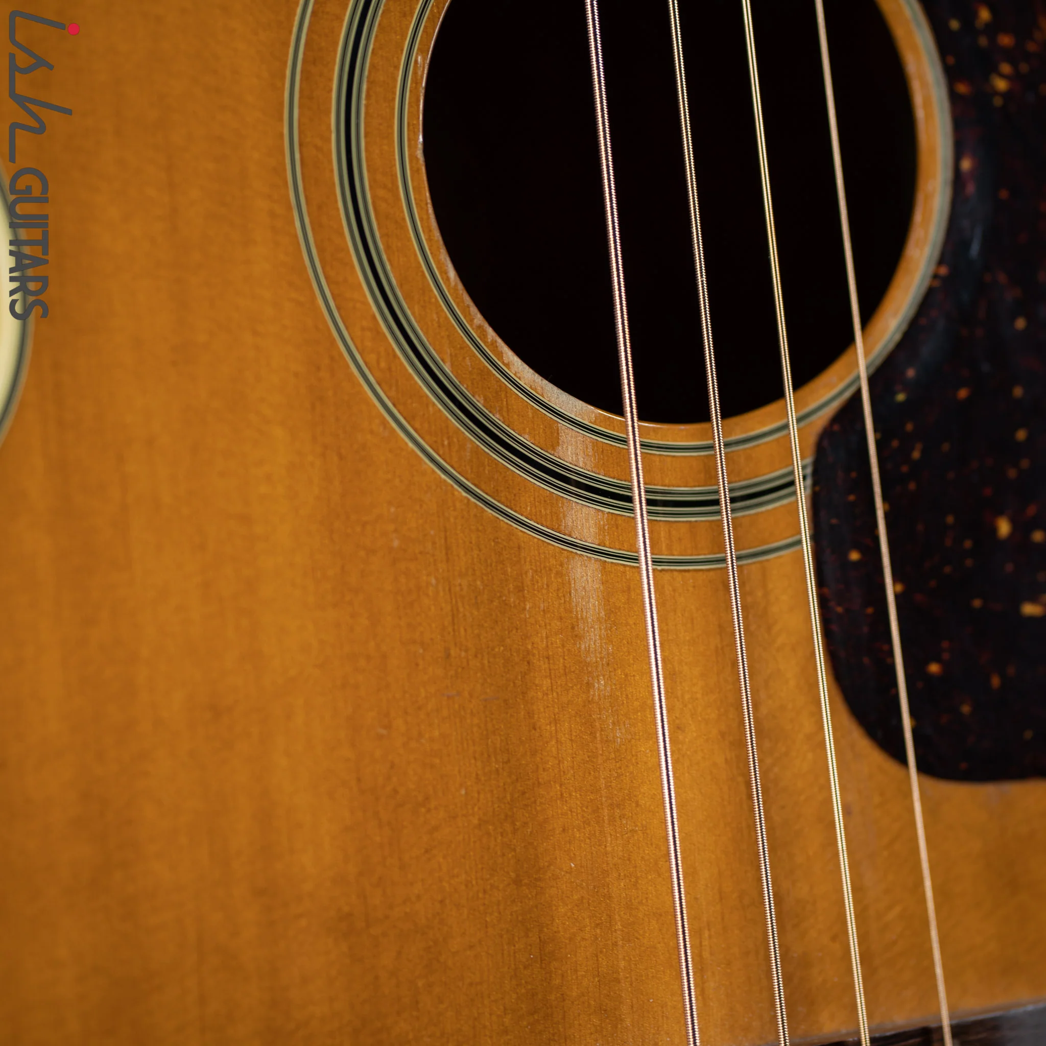 1976 Guild B5O NT Fretless Acoustic Bass Guitar Natural - Image 9
