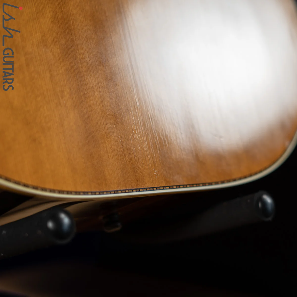 1976 Mossman Flint Hills Dreadnought Acoustic Guitar Natural - Image 10