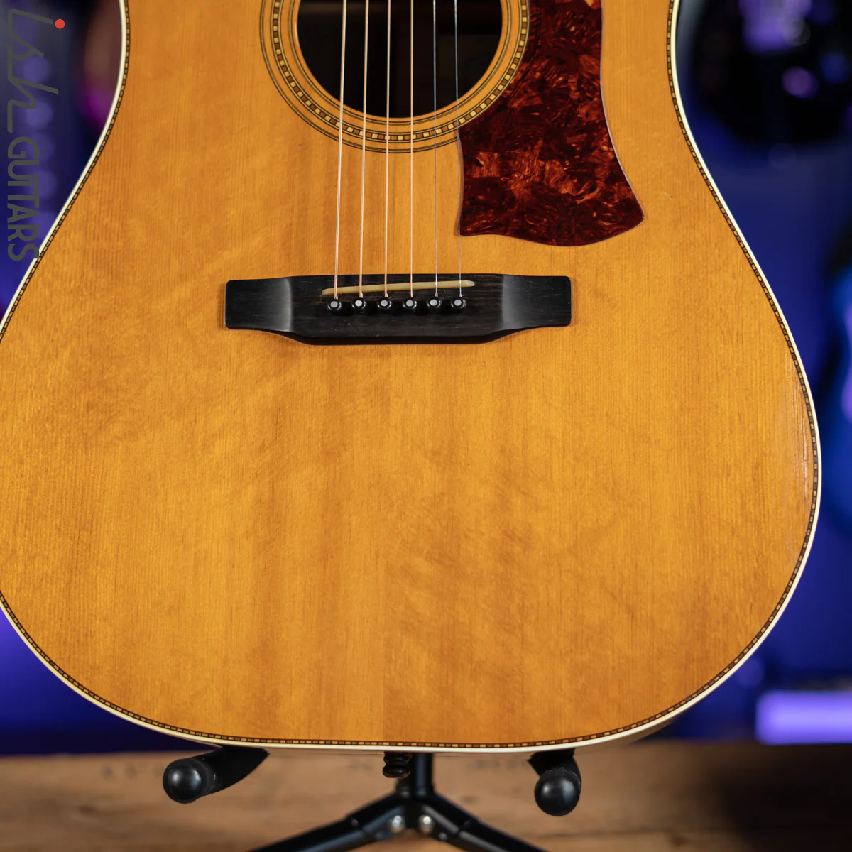 1976 Mossman Flint Hills Dreadnought Acoustic Guitar Natural - Image 4
