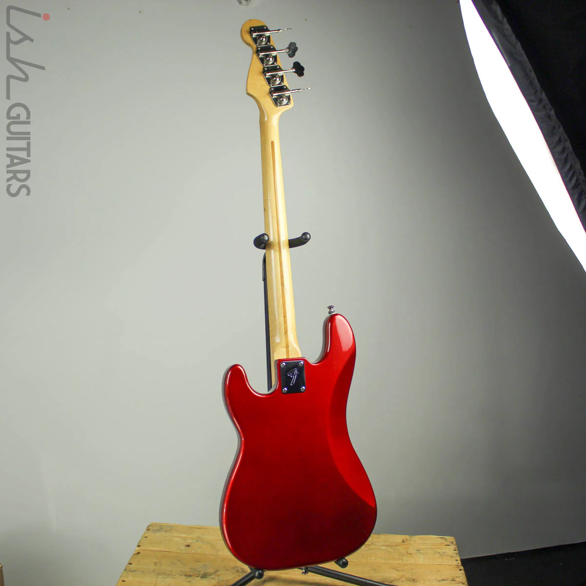 1977-1978 Fender Fretless P-Bass 2004 Body Candy Apple Red - Image 7