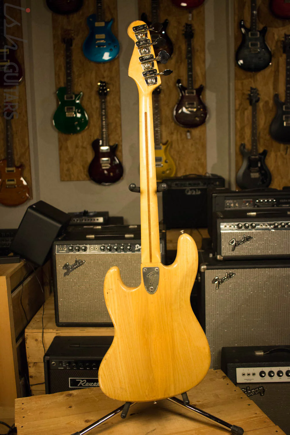 1976 Fender Jazz Bass Ash Natural Original - Image 11