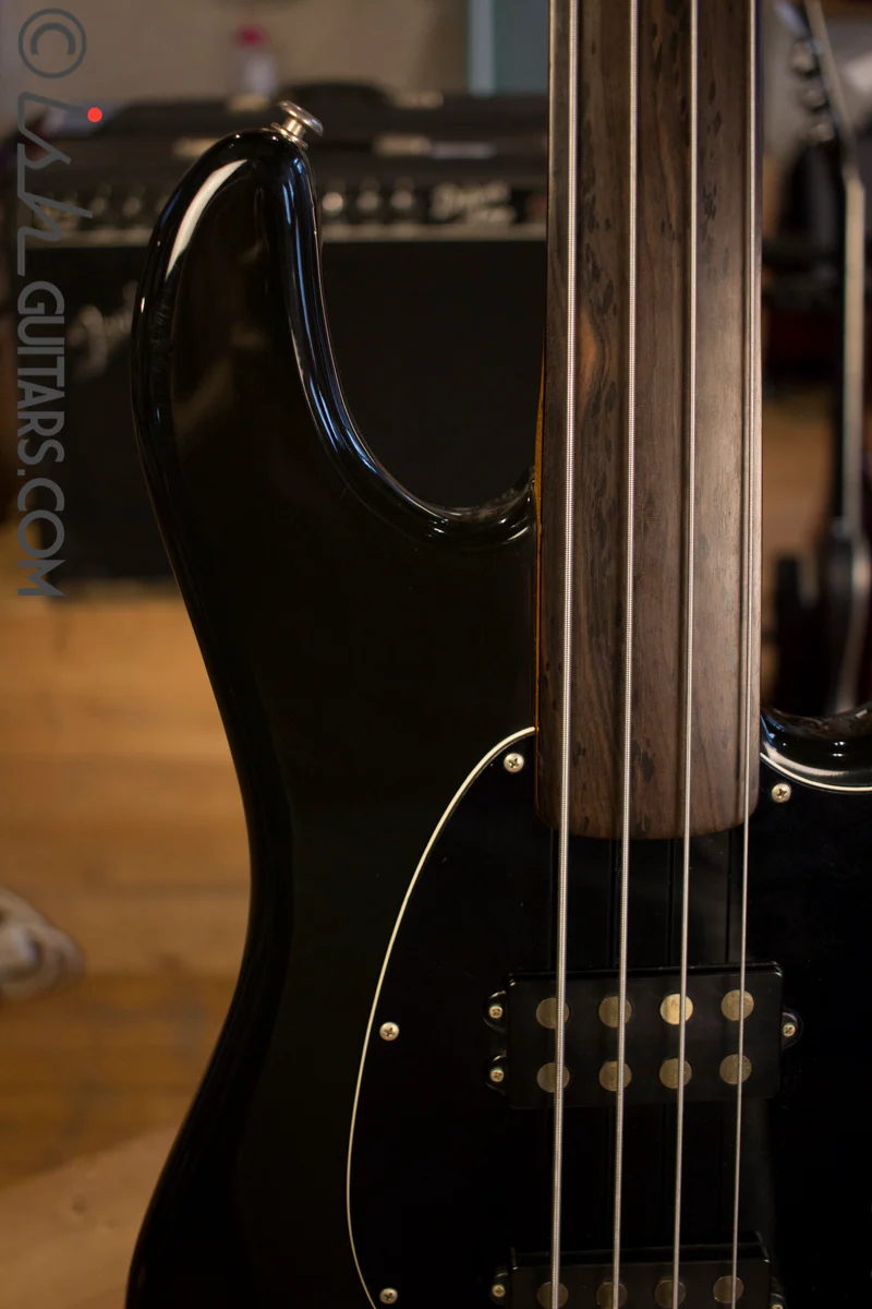 1978 Musicman Sabre Fretless HH Black with Case #45 - Image 3