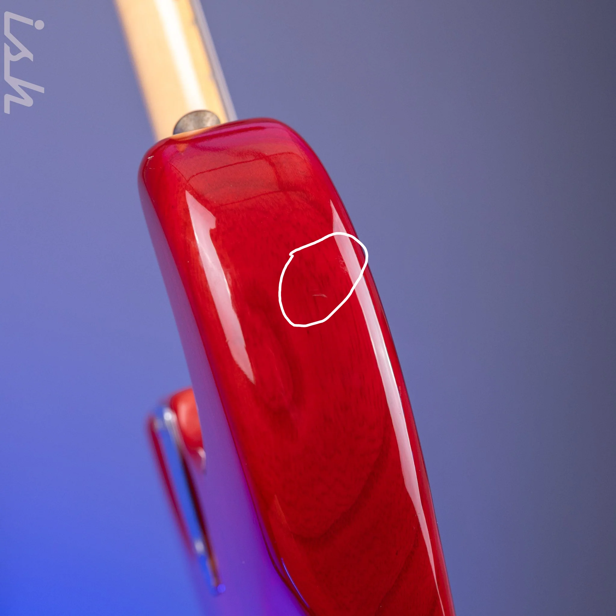 1979 Fender Stratocaster Transparent Red - Image 18