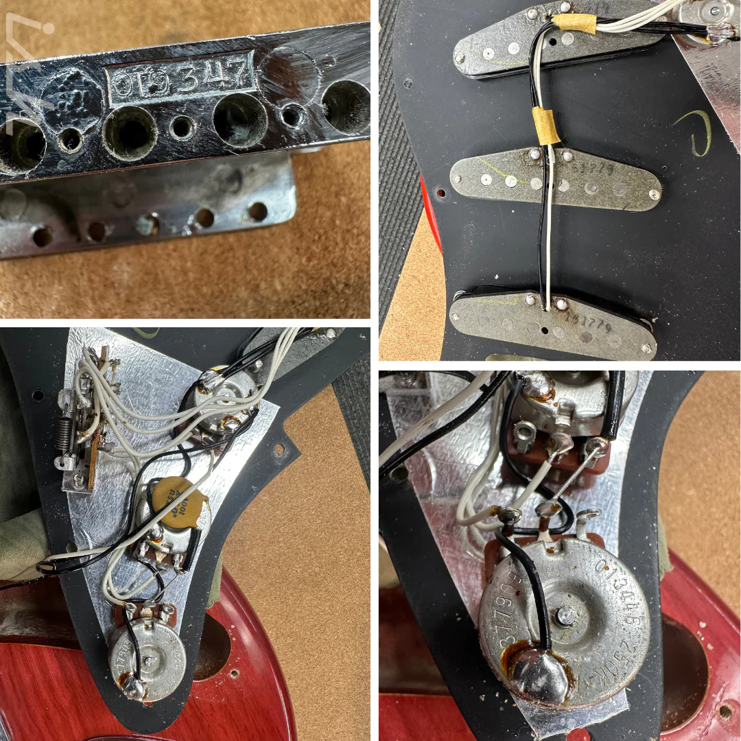 1979 Fender Stratocaster Transparent Red - Image 22