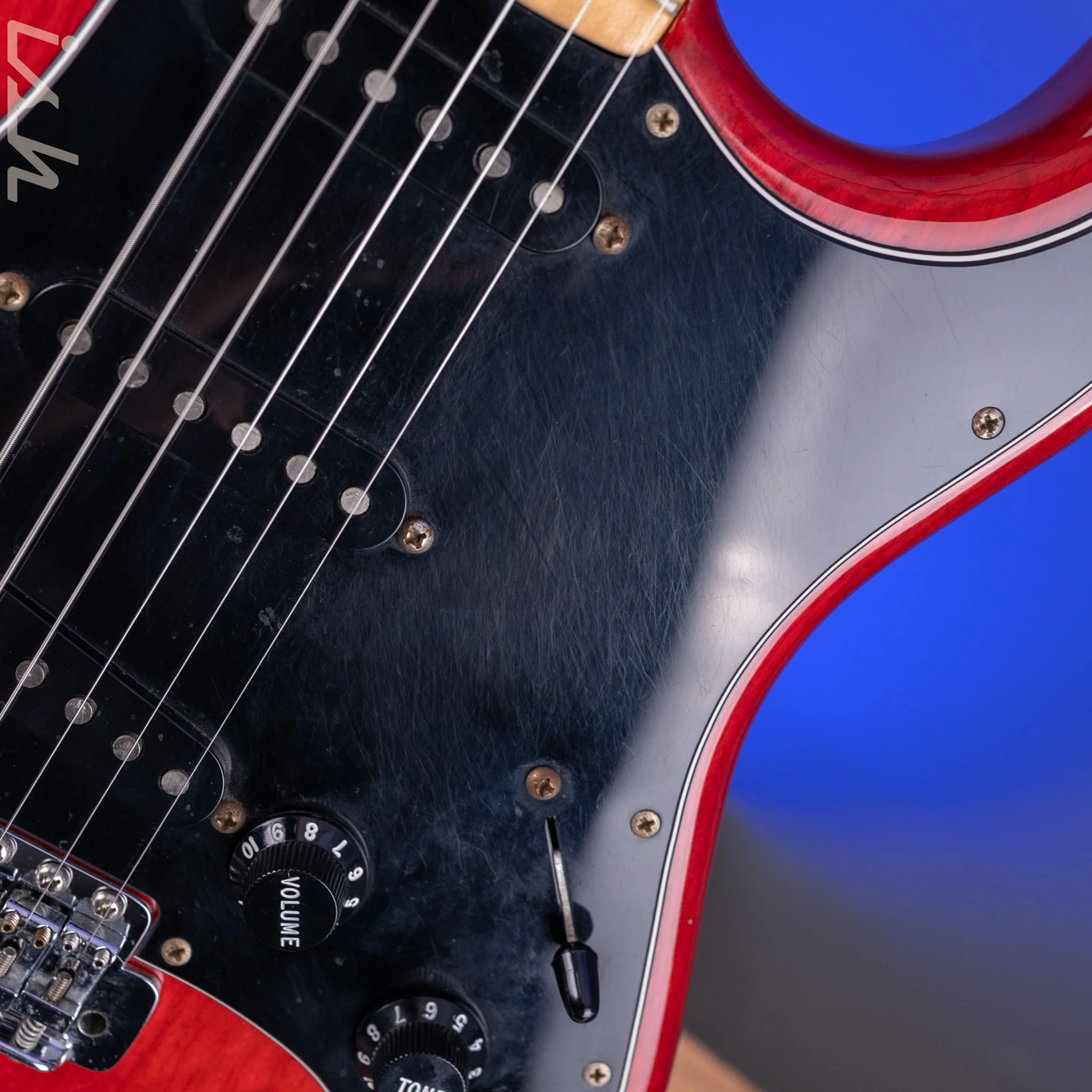 1979 Fender Stratocaster Transparent Red - Image 6