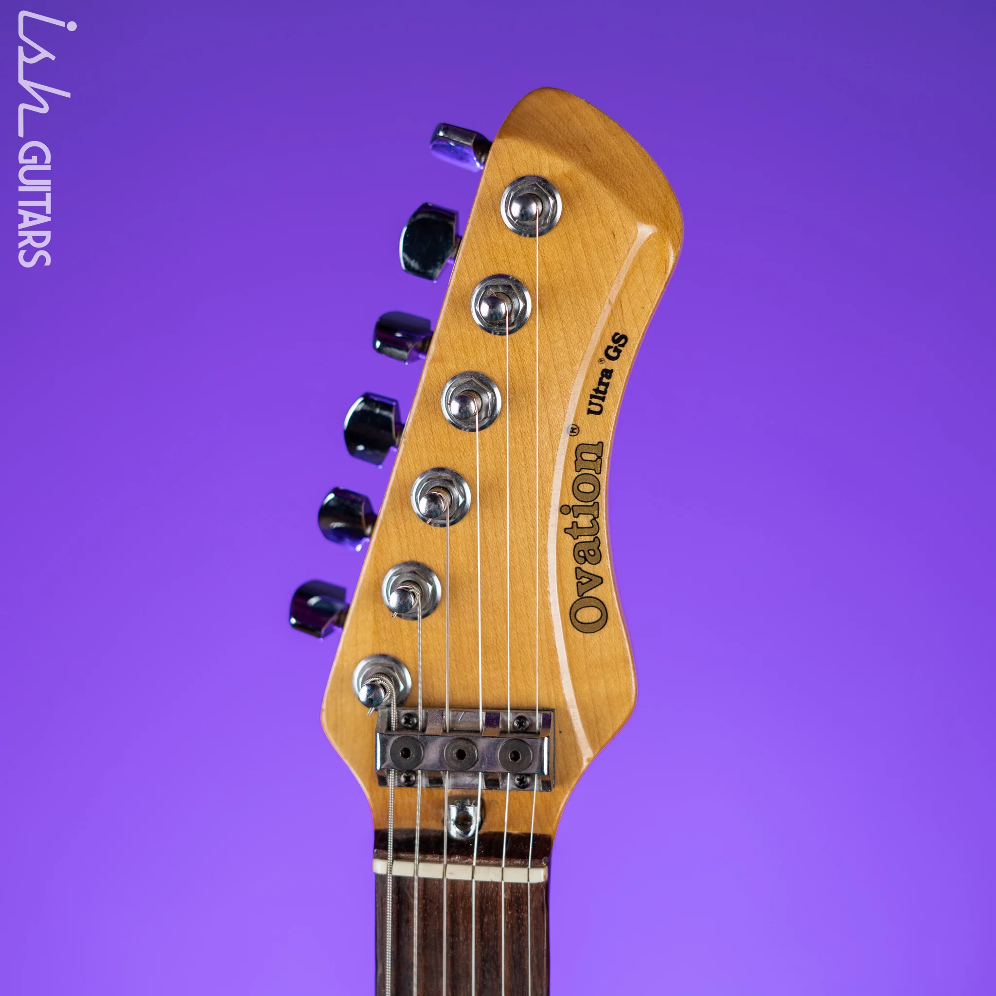 1980’s Ovation Ultra GS Black - Image 5