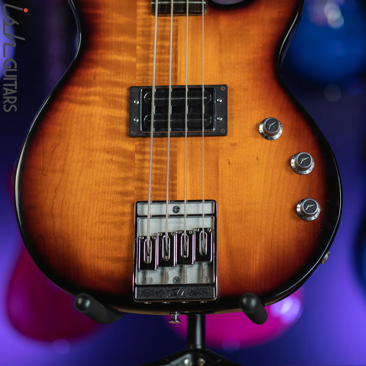 1982-1983 Peavey T-45 Sunburst Bass w/ OHSC - Image 4
