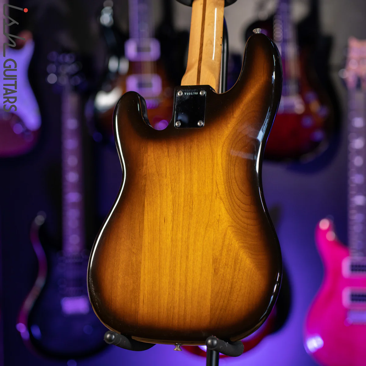 1982 Fender '57 Reissue Precision Sunburst - Image 8