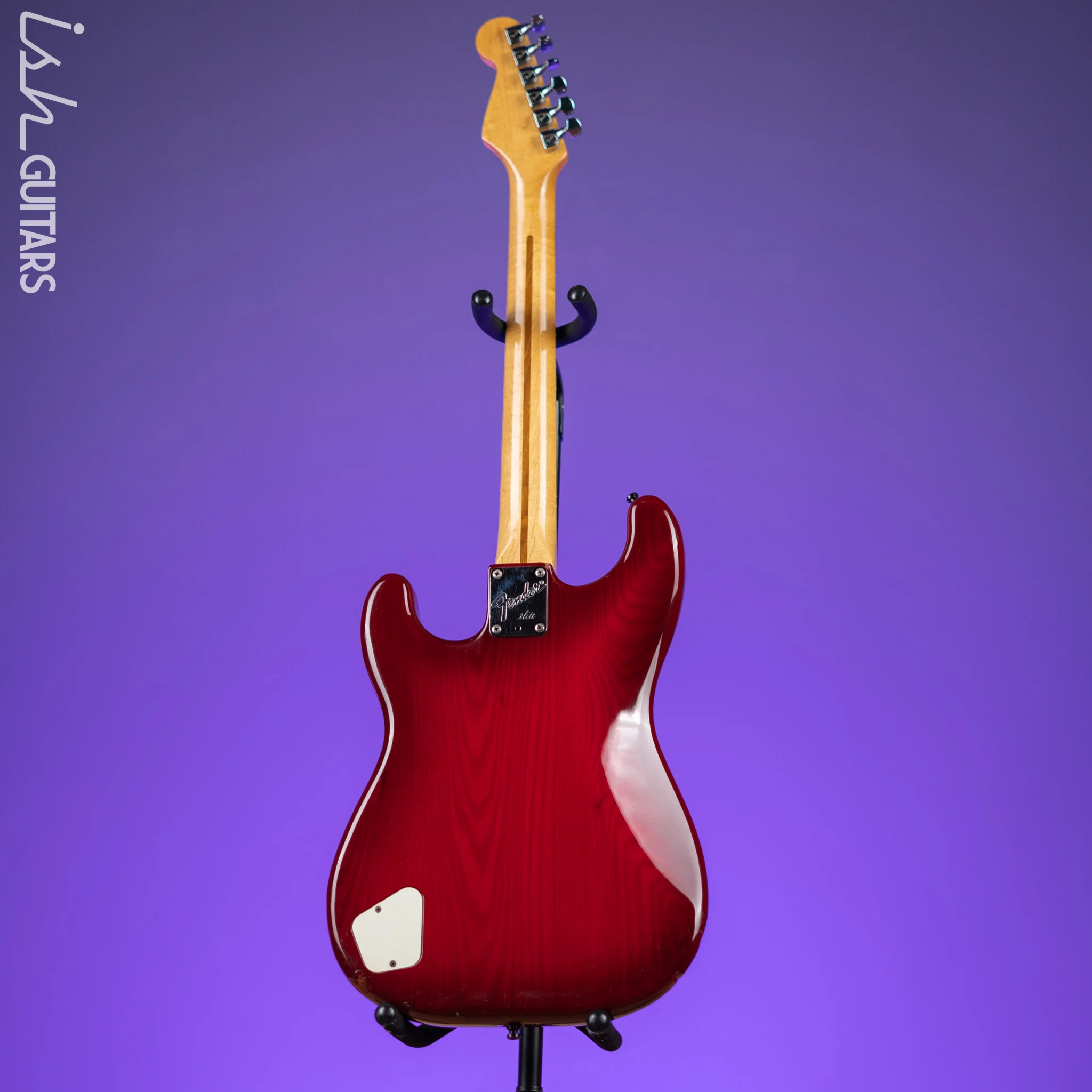 1983-1984 Fender Elite Stratocaster Red Scalloped Fretboard Wild Cherry - Image 11